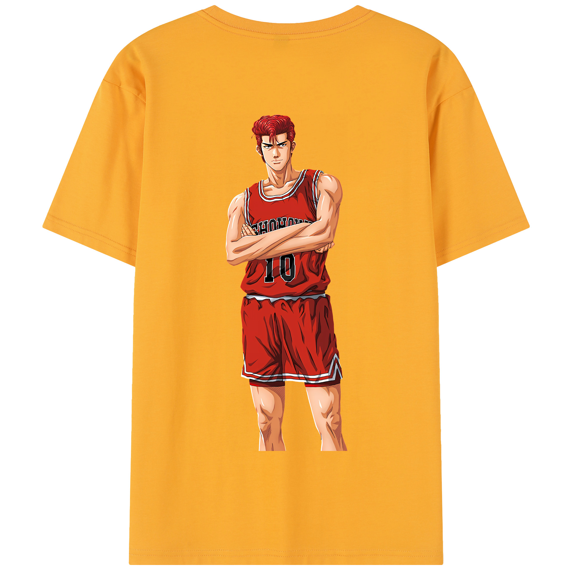 SLAM DUNK／スラムダンク 綿100％半袖Tシャツ（背面プリント）