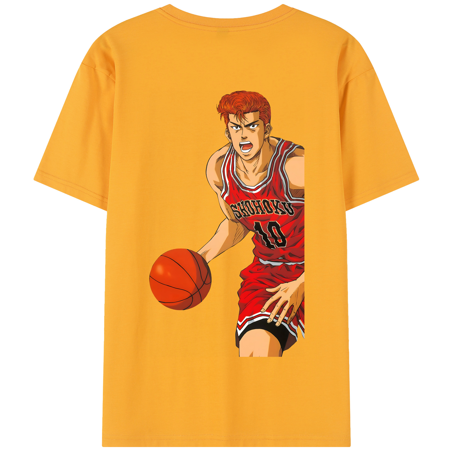 SLAM DUNK／スラムダンク 綿100％半袖Tシャツ（背面プリント）
