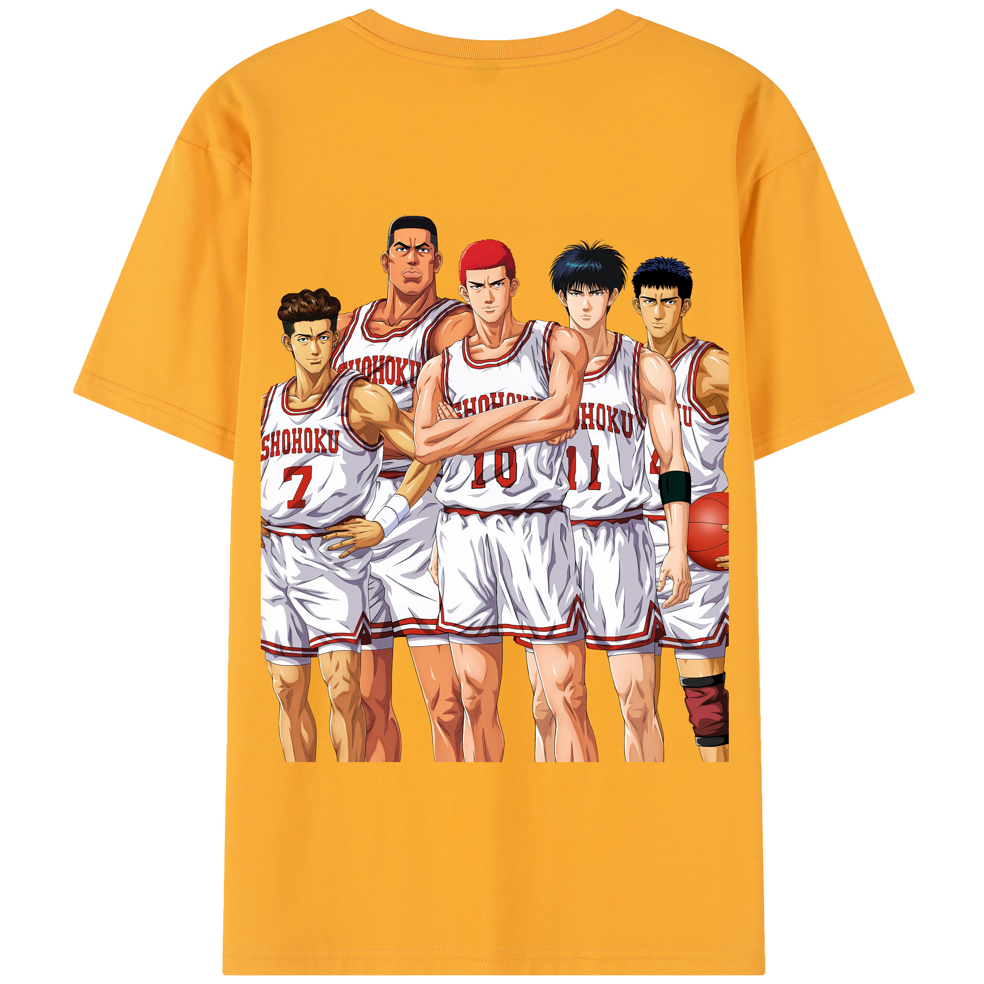 （画像用） SLAM DUNK／スラムダンク 綿100％半袖Tシャツ（背面プリント）