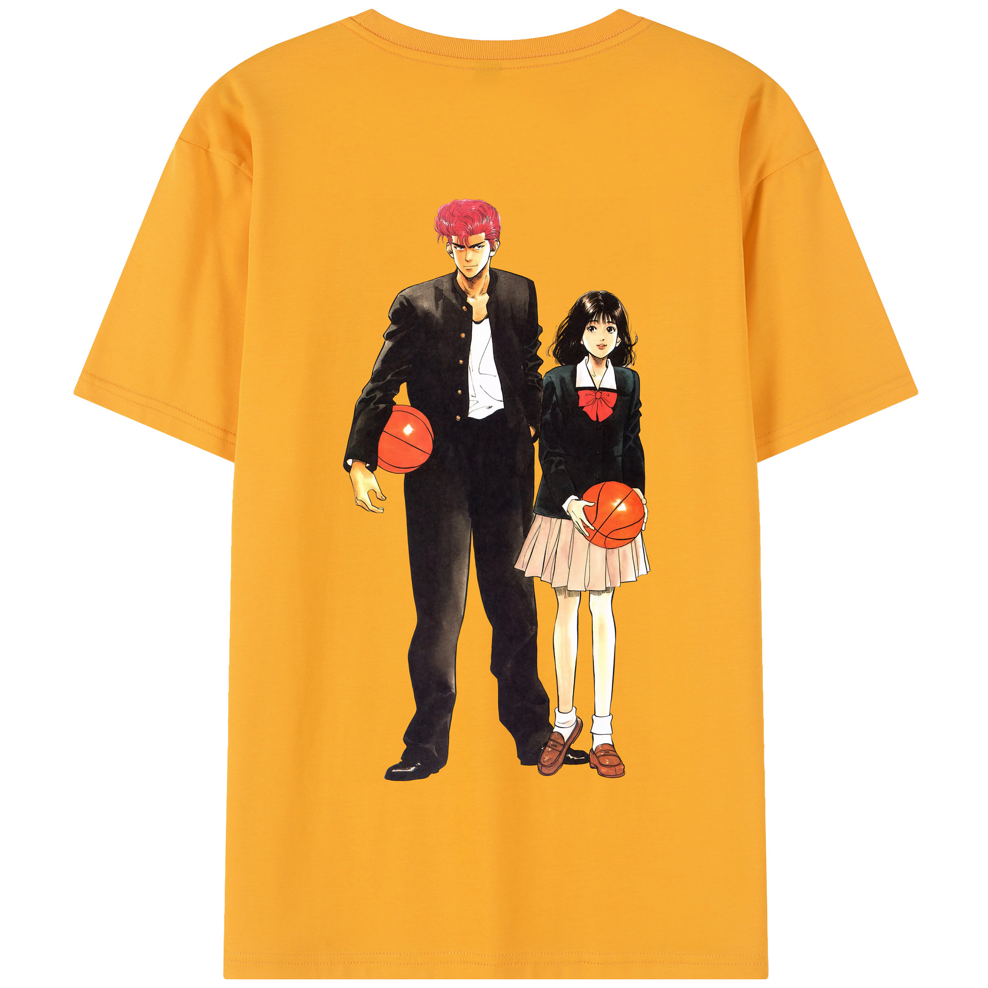SLAM DUNK／スラムダンク 綿100％半袖Tシャツ（背面プリント）