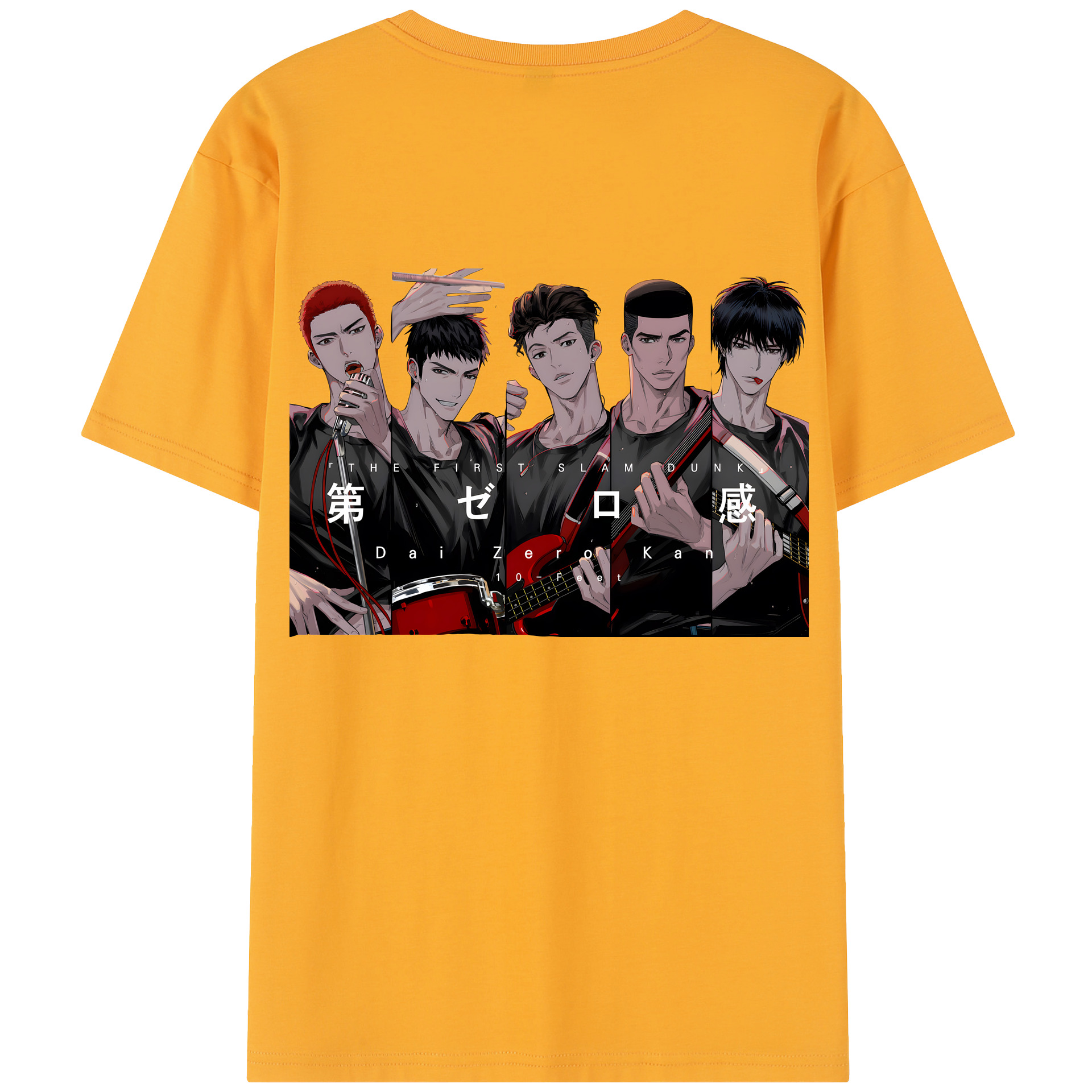 SLAM DUNK／スラムダンク 綿100％半袖Tシャツ（背面プリント）