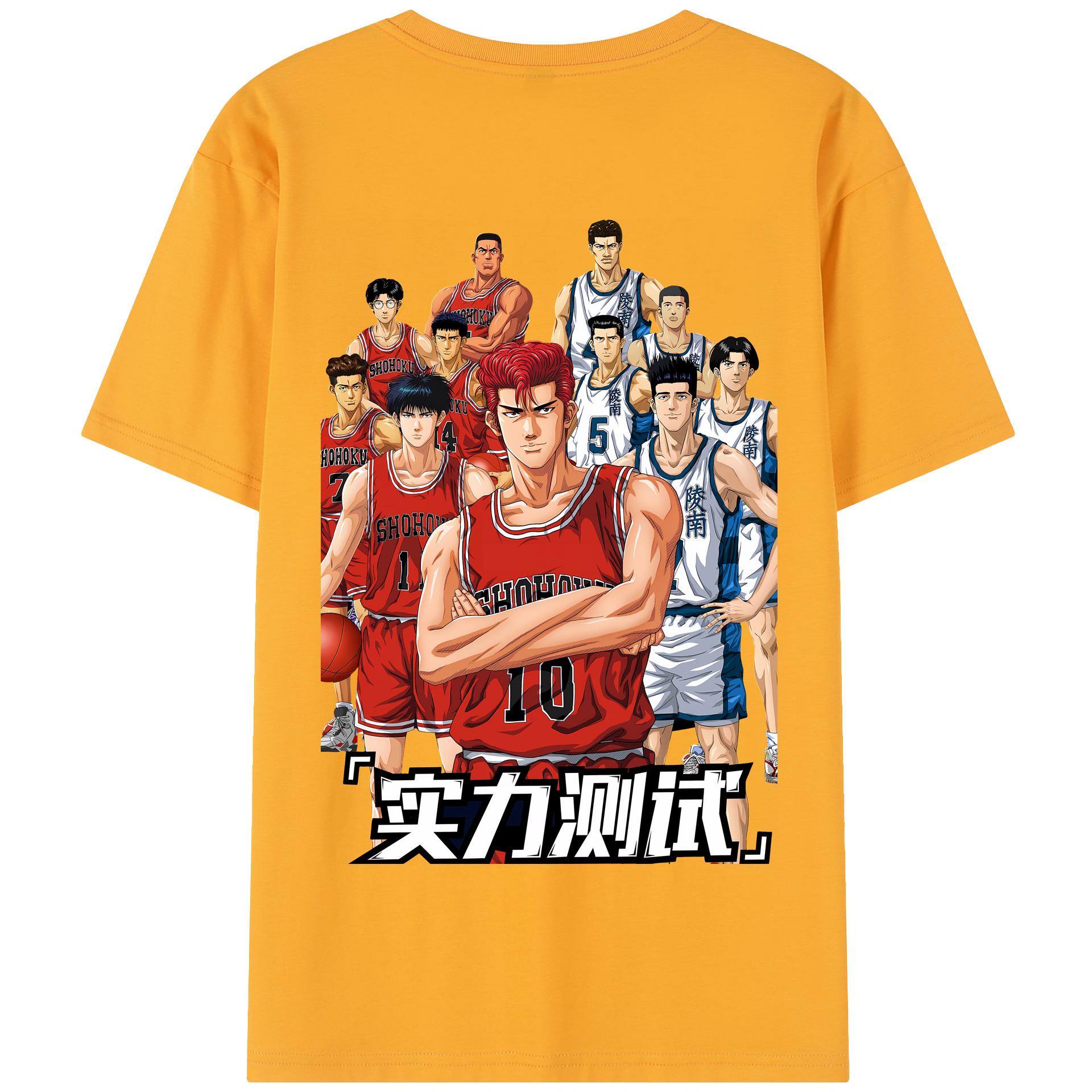 （画像用） SLAM DUNK／スラムダンク 綿100％半袖Tシャツ（背面プリント）