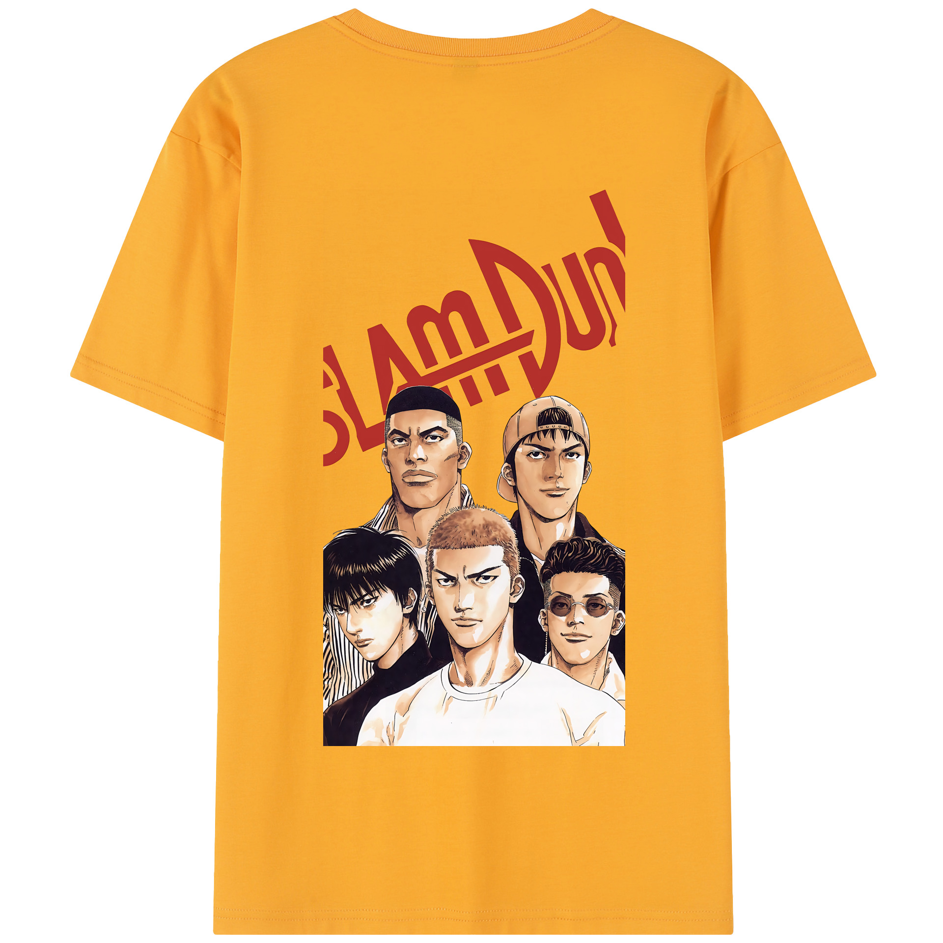 SLAM DUNK／スラムダンク 綿100％半袖Tシャツ（背面プリント）