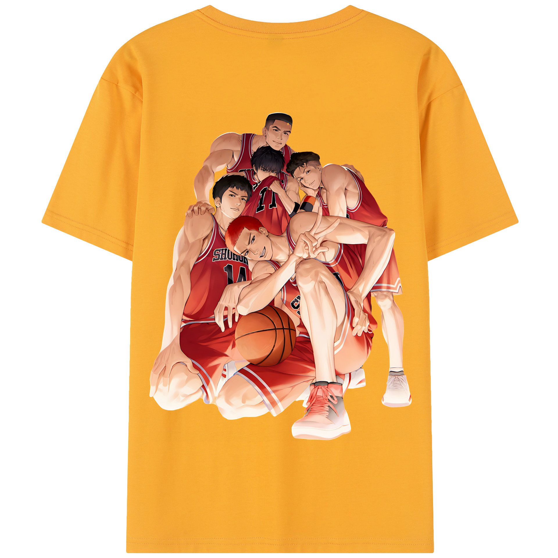 （画像用） SLAM DUNK／スラムダンク 綿100％半袖Tシャツ（背面プリント）