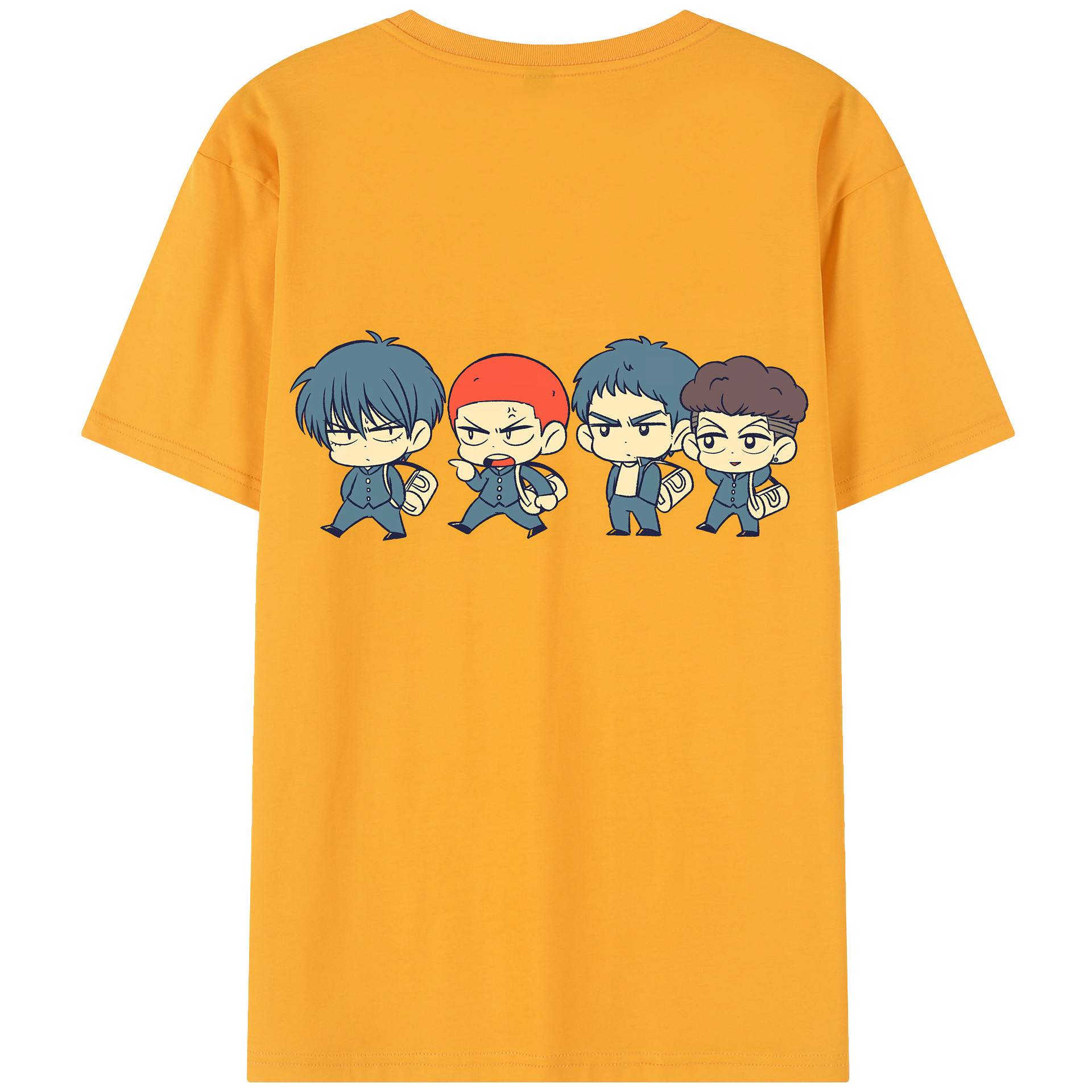 SLAM DUNK／スラムダンク 綿100％半袖Tシャツ（背面プリント）