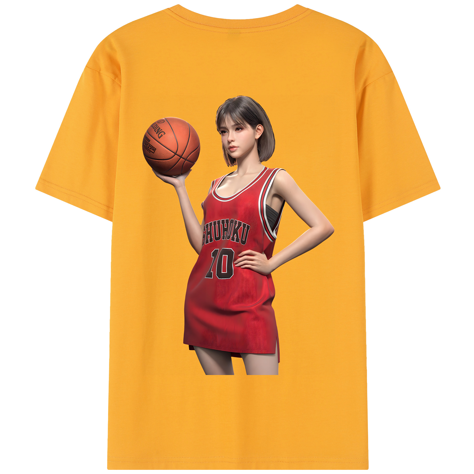 SLAM DUNK／スラムダンク 綿100％半袖Tシャツ（背面プリント）