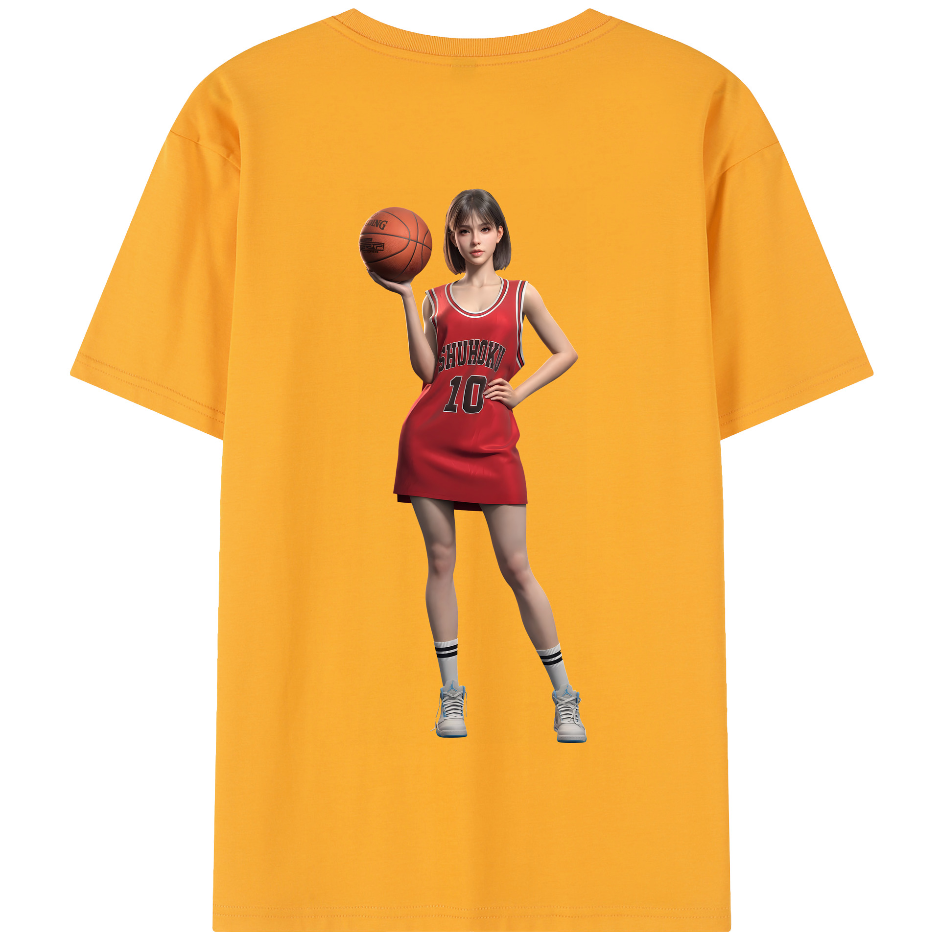 SLAM DUNK／スラムダンク 綿100％半袖Tシャツ（背面プリント）