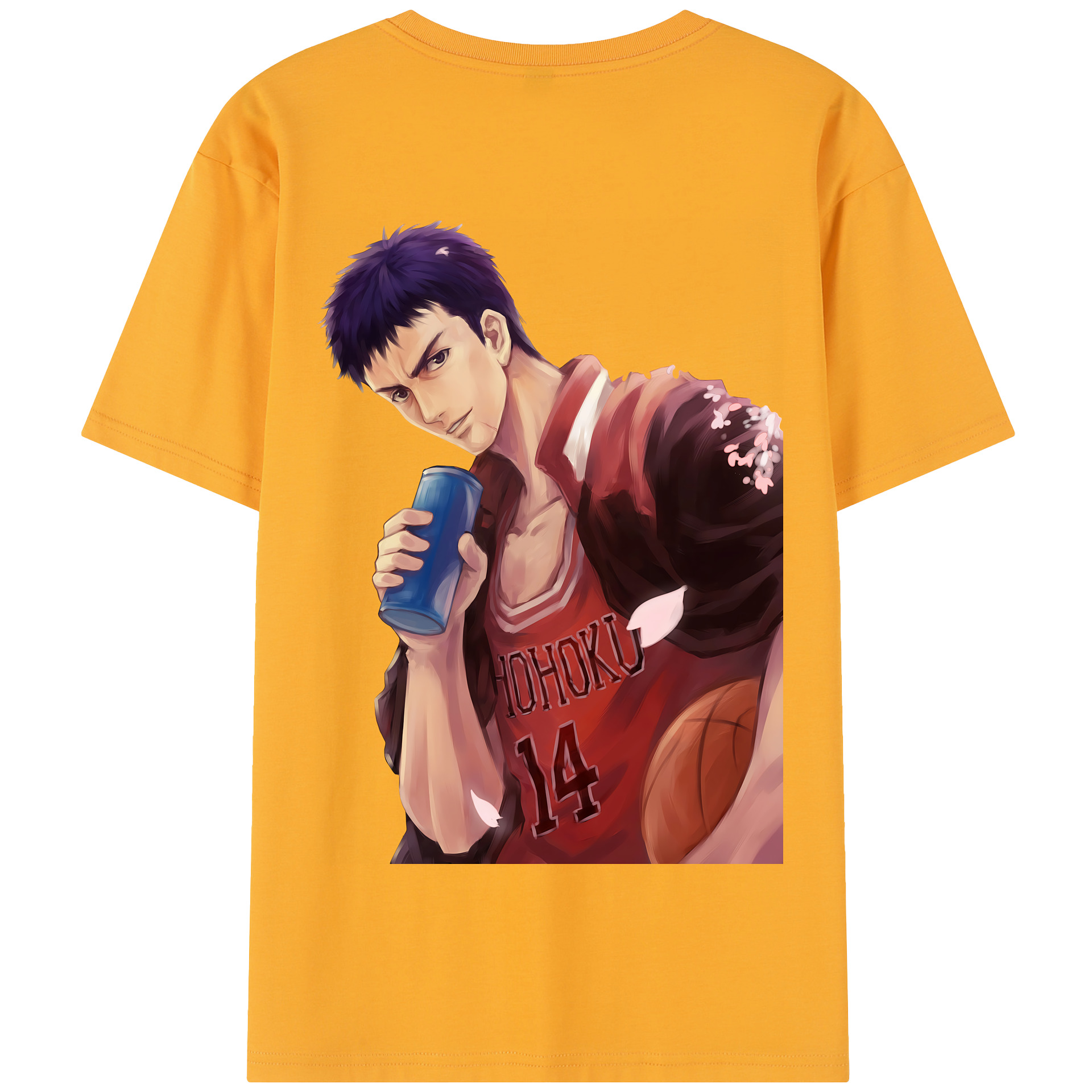 SLAM DUNK／スラムダンク 綿100％半袖Tシャツ（背面プリント）
