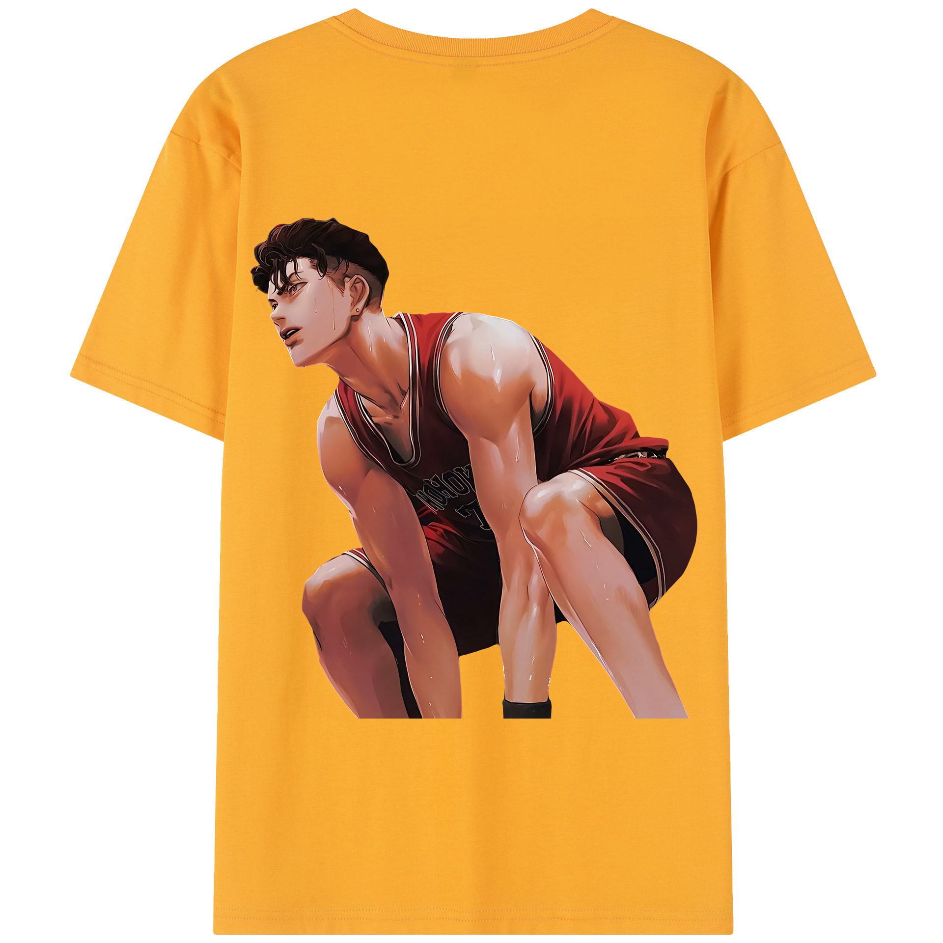 SLAM DUNK／スラムダンク 綿100％半袖Tシャツ（背面プリント）