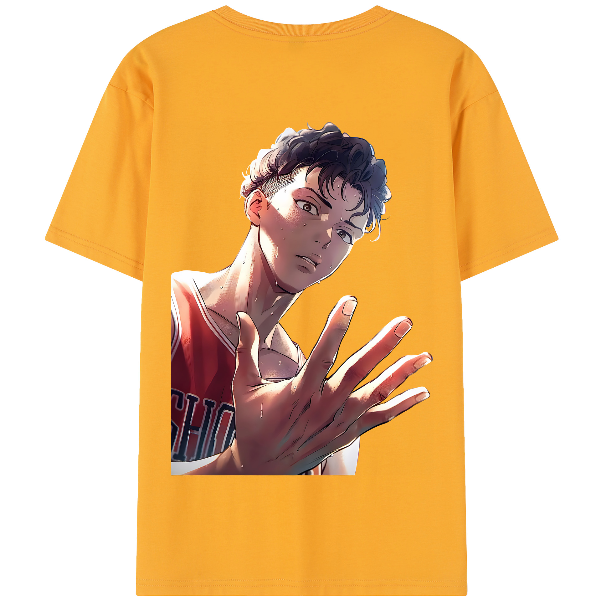 SLAM DUNK／スラムダンク 綿100％半袖Tシャツ（背面プリント）