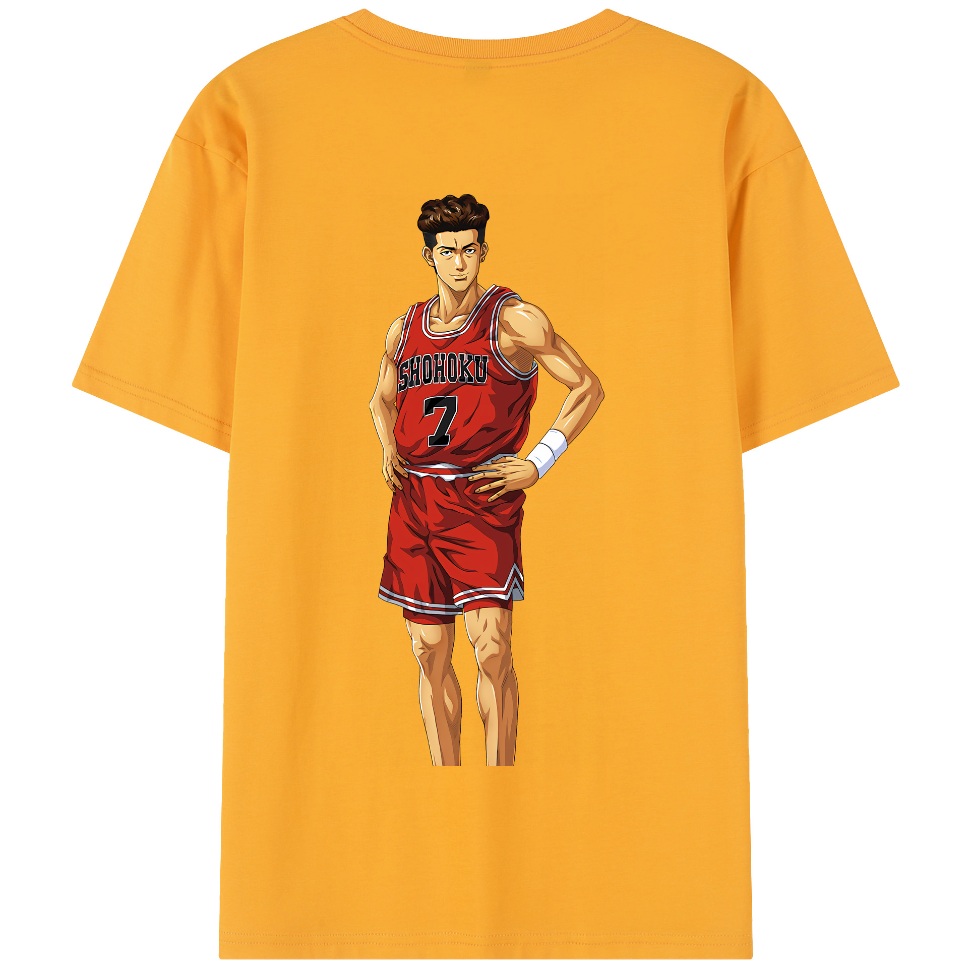 SLAM DUNK／スラムダンク 綿100％半袖Tシャツ（背面プリント）