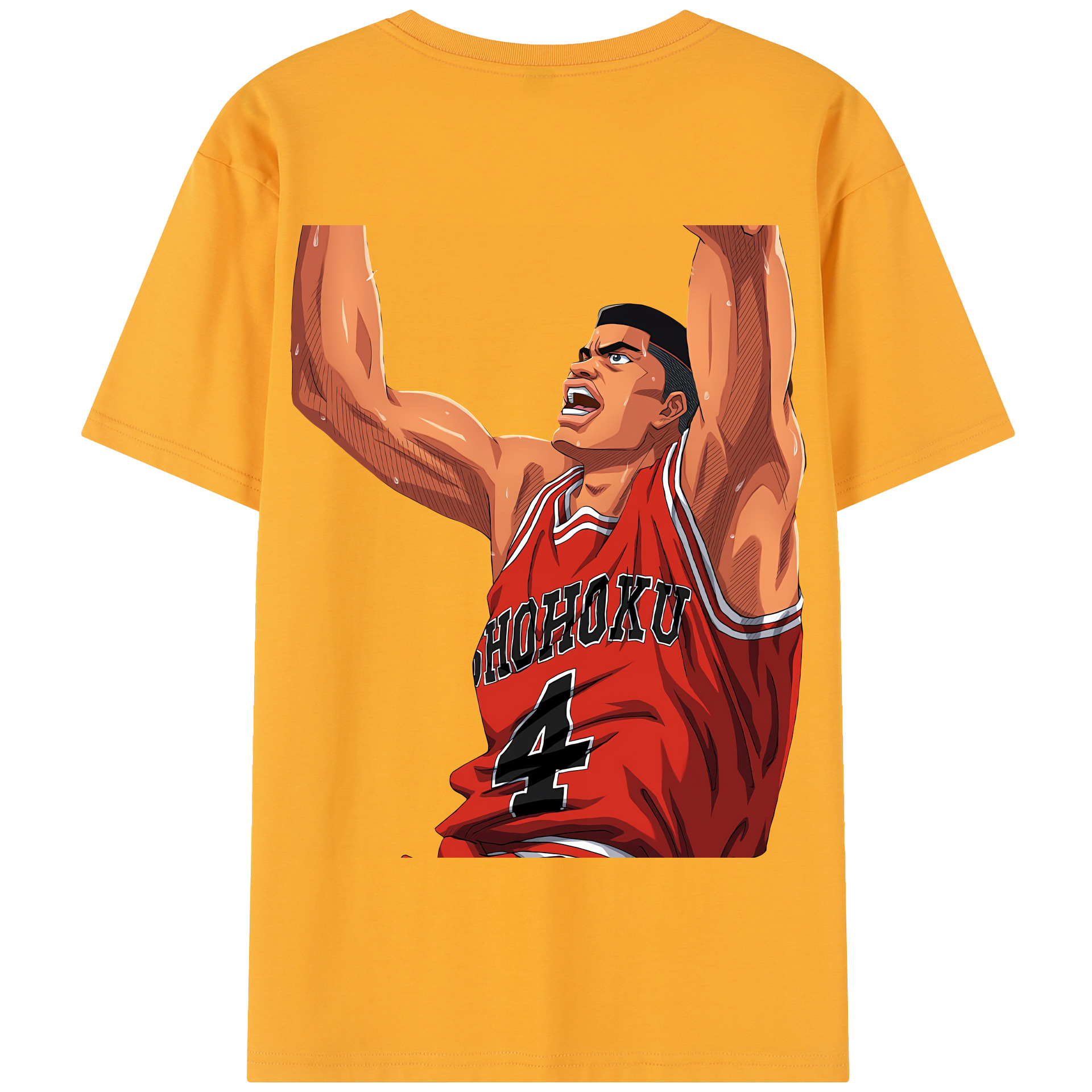 SLAM DUNK／スラムダンク 綿100％半袖Tシャツ（背面プリント）