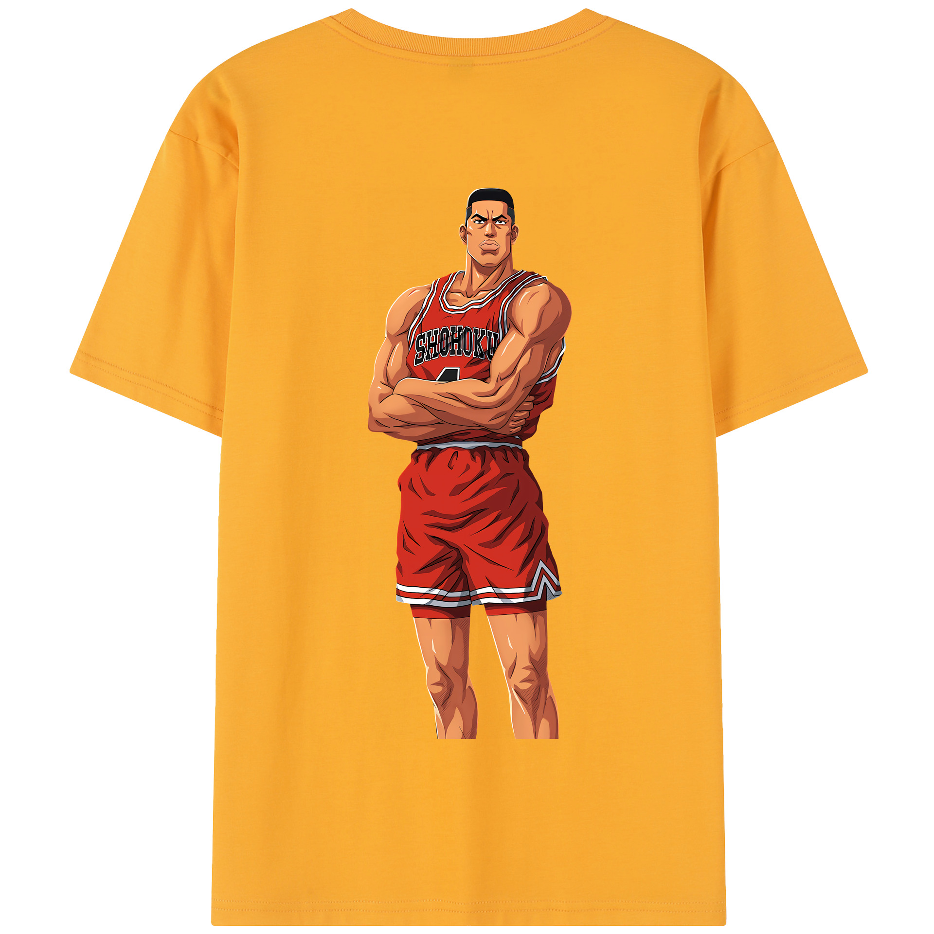 SLAM DUNK／スラムダンク 綿100％半袖Tシャツ（背面プリント）