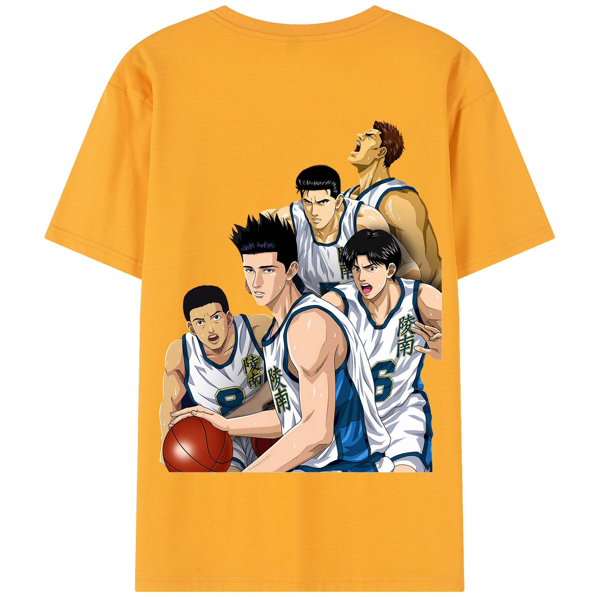 （画像用） SLAM DUNK／スラムダンク 綿100％半袖Tシャツ（背面プリント）
