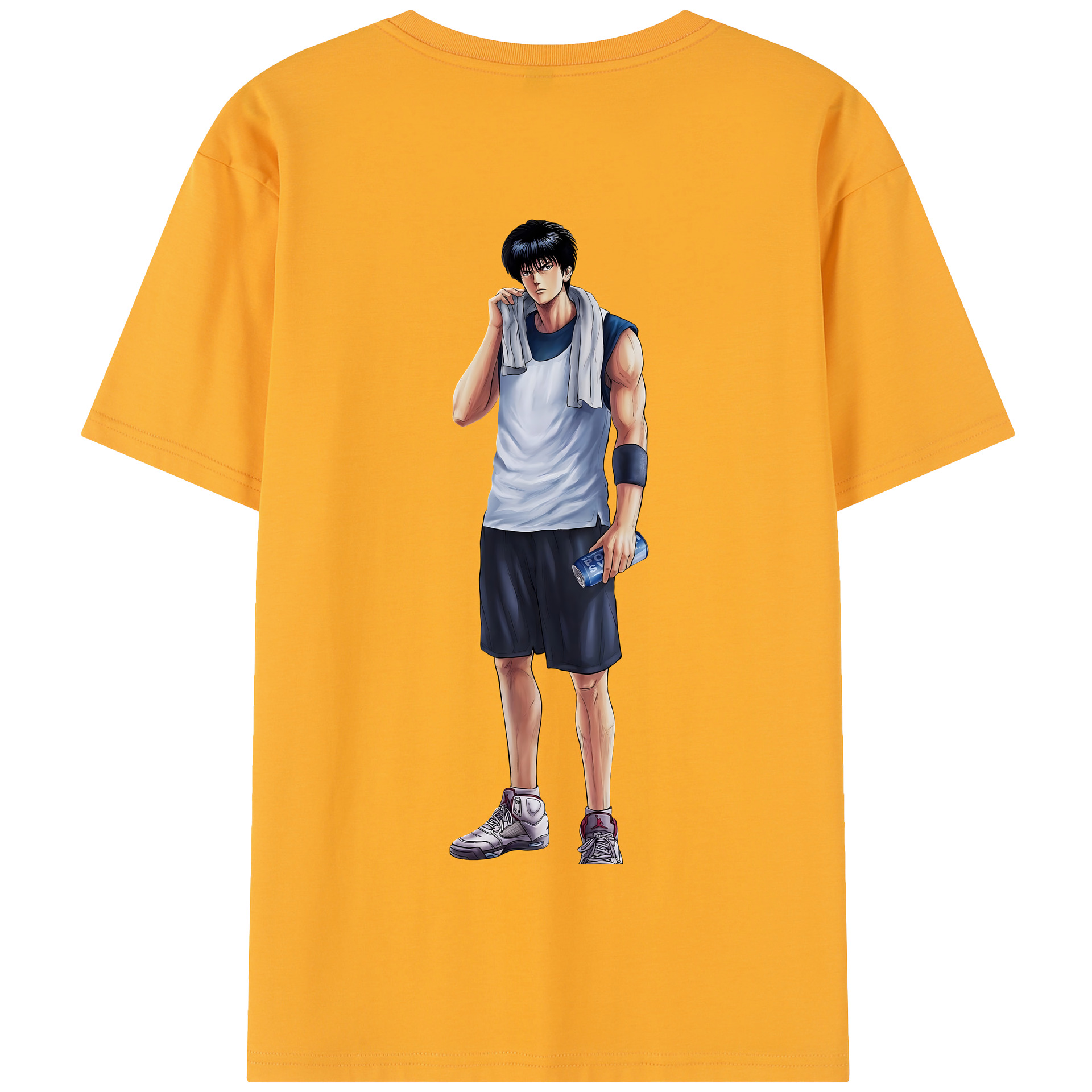 SLAM DUNK／スラムダンク 綿100％半袖Tシャツ（背面プリント）