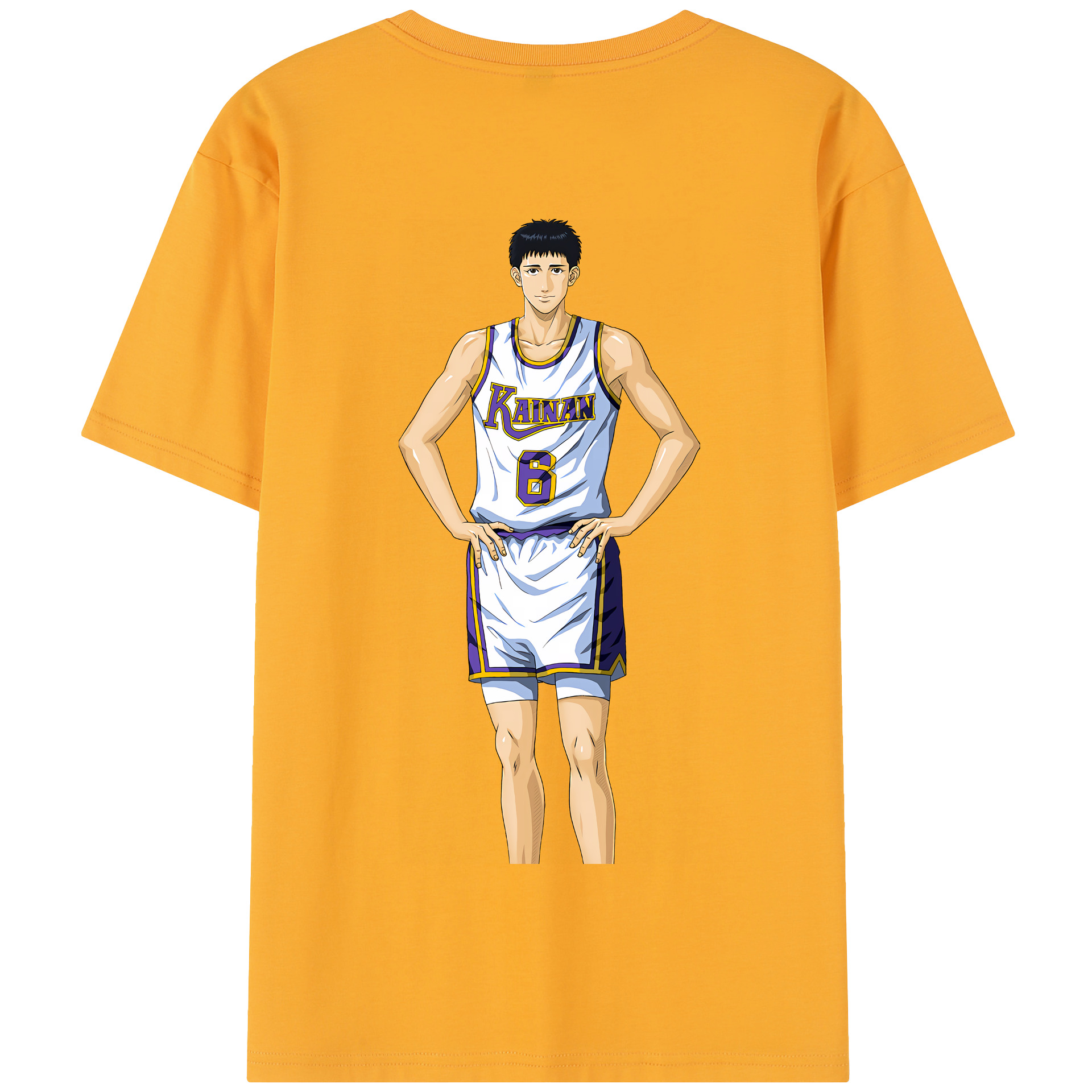 SLAM DUNK／スラムダンク 綿100％半袖Tシャツ（背面プリント）