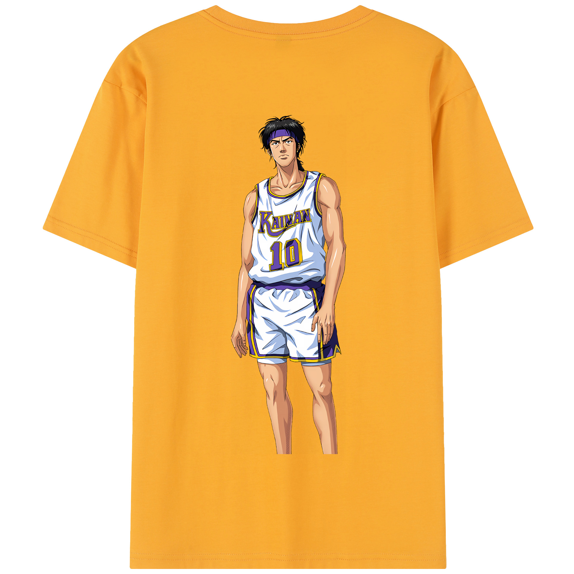 SLAM DUNK／スラムダンク 綿100％半袖Tシャツ（背面プリント）