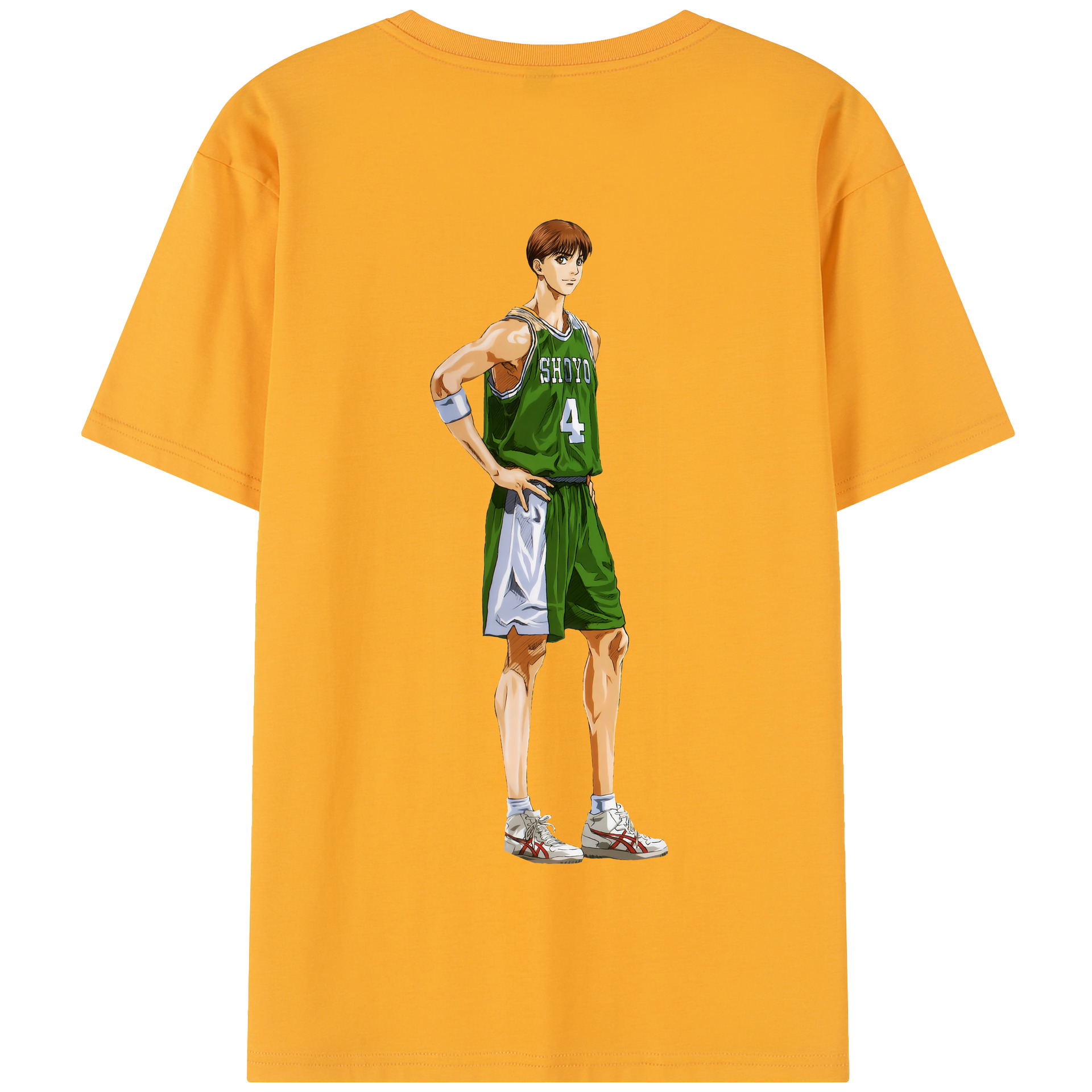 SLAM DUNK／スラムダンク 綿100％半袖Tシャツ（背面プリント）