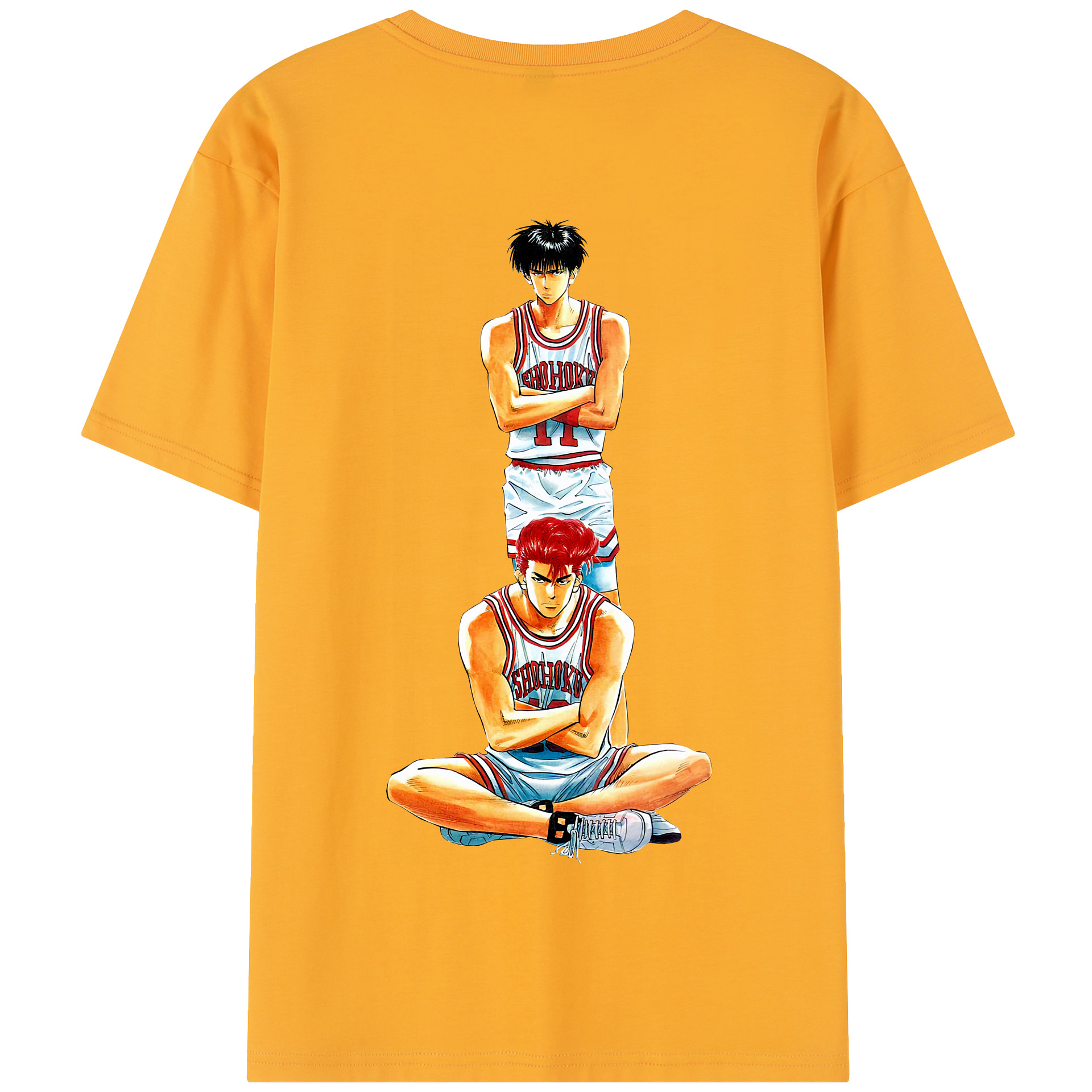 SLAM DUNK／スラムダンク 綿100％半袖Tシャツ（背面プリント）