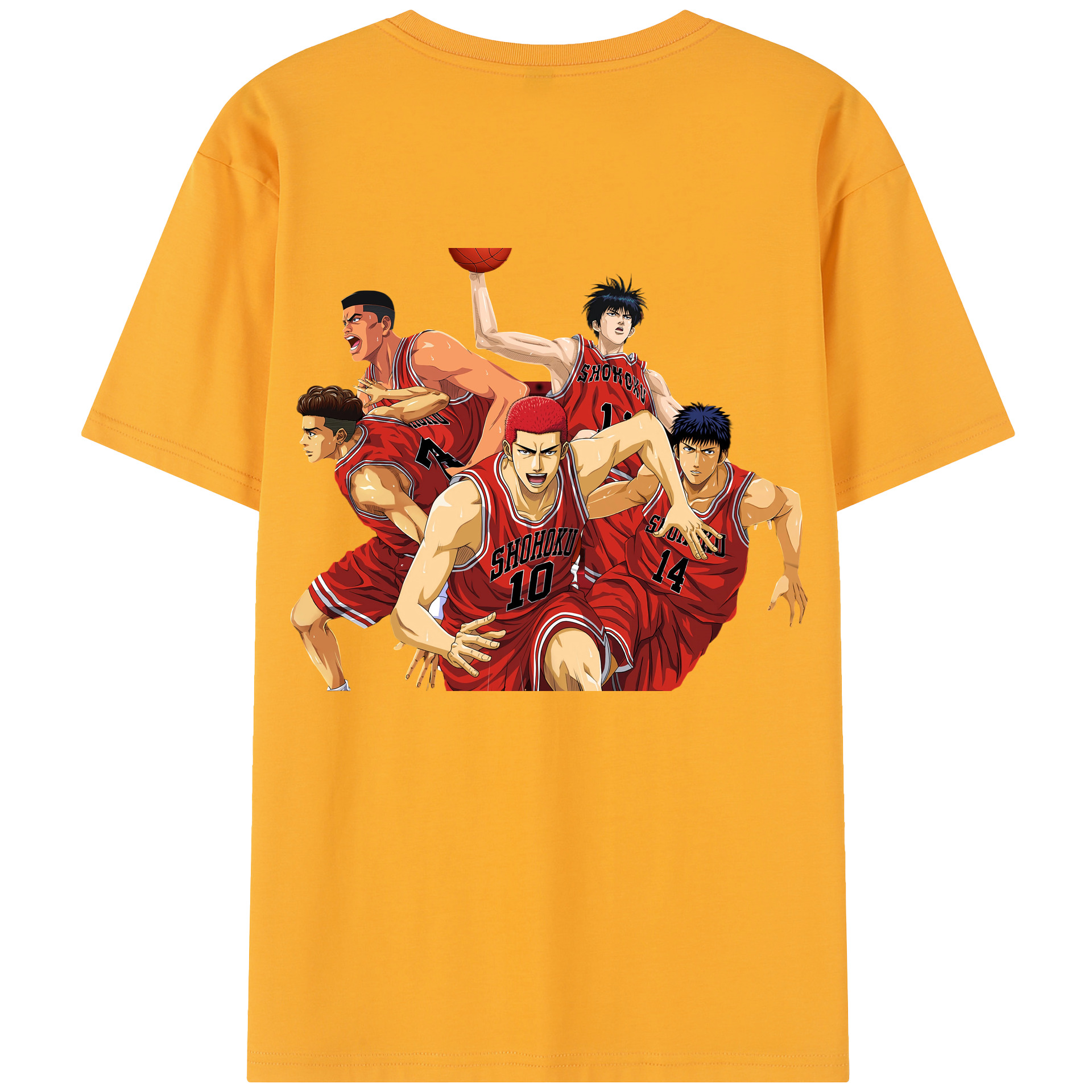 （画像用） SLAM DUNK／スラムダンク 綿100％半袖Tシャツ（背面プリント）