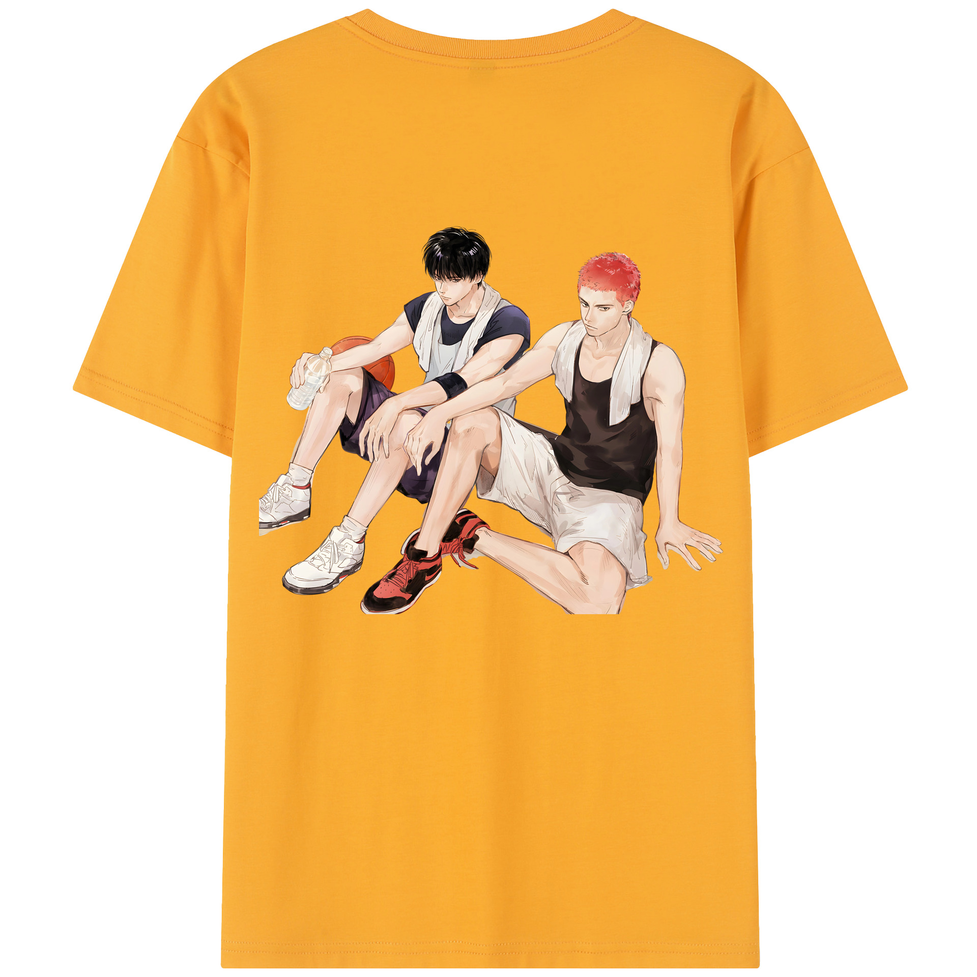 SLAM DUNK／スラムダンク 綿100％半袖Tシャツ（背面プリント）