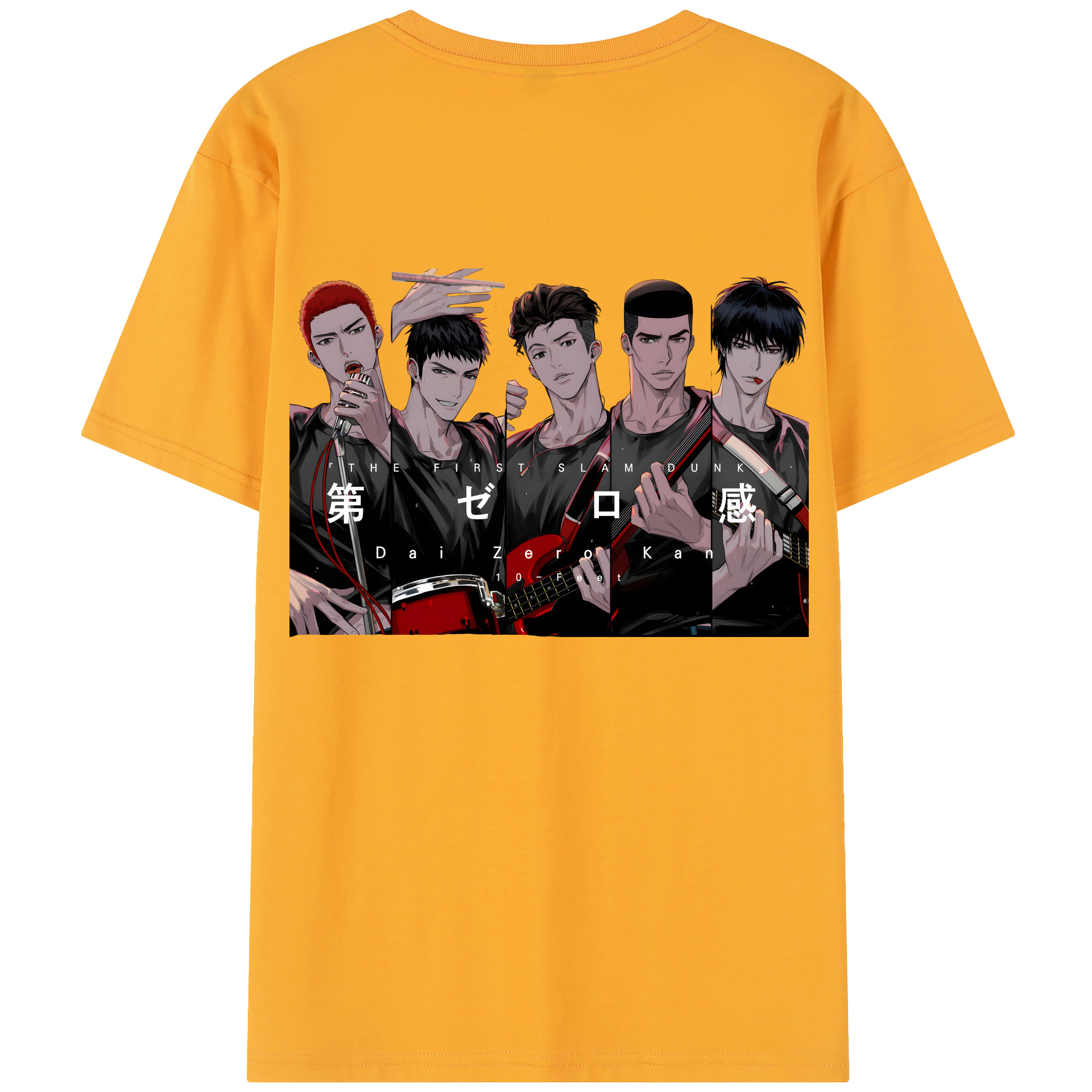 SLAM DUNK／スラムダンク 綿100％半袖Tシャツ（背面プリント）