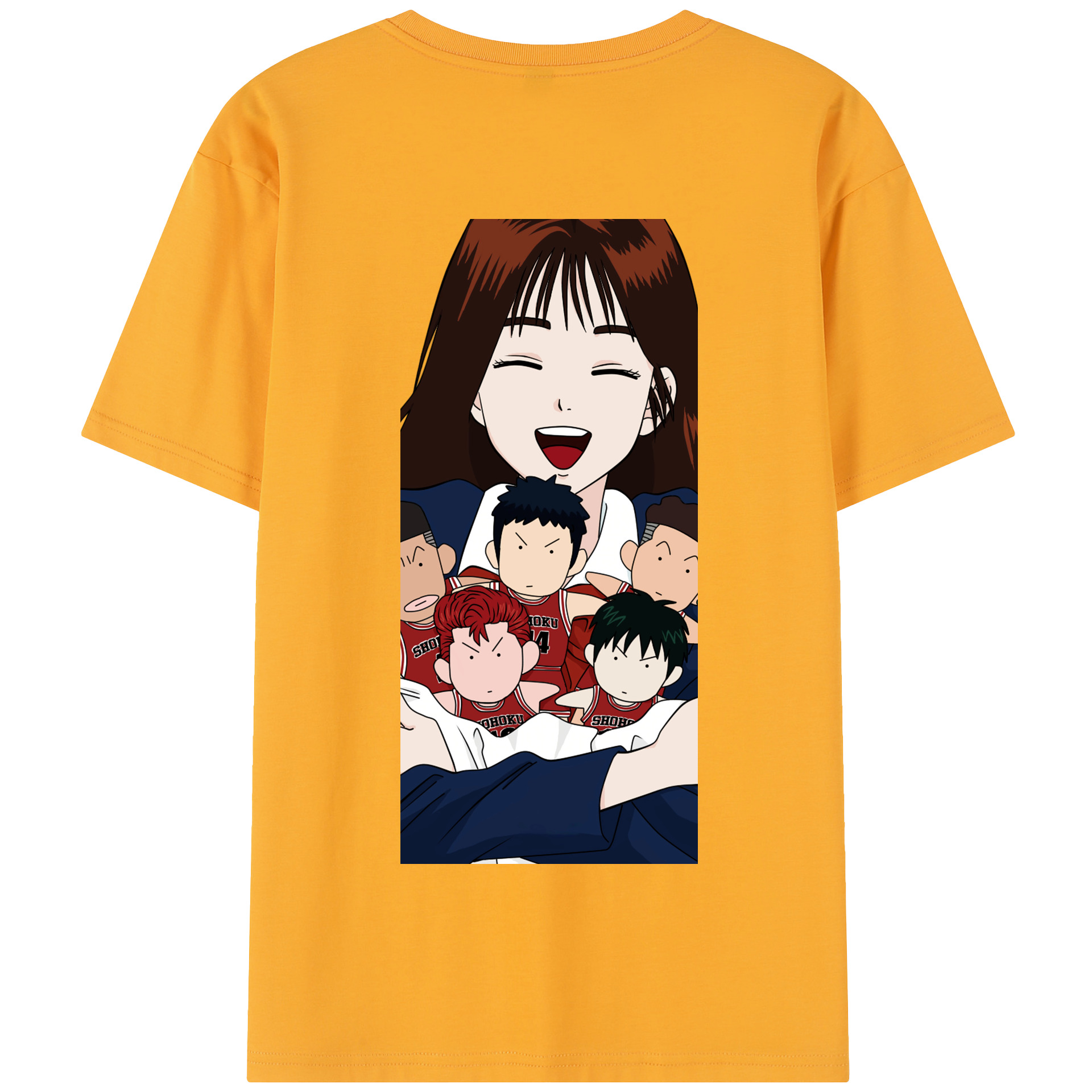 SLAM DUNK／スラムダンク 綿100％半袖Tシャツ（背面プリント）