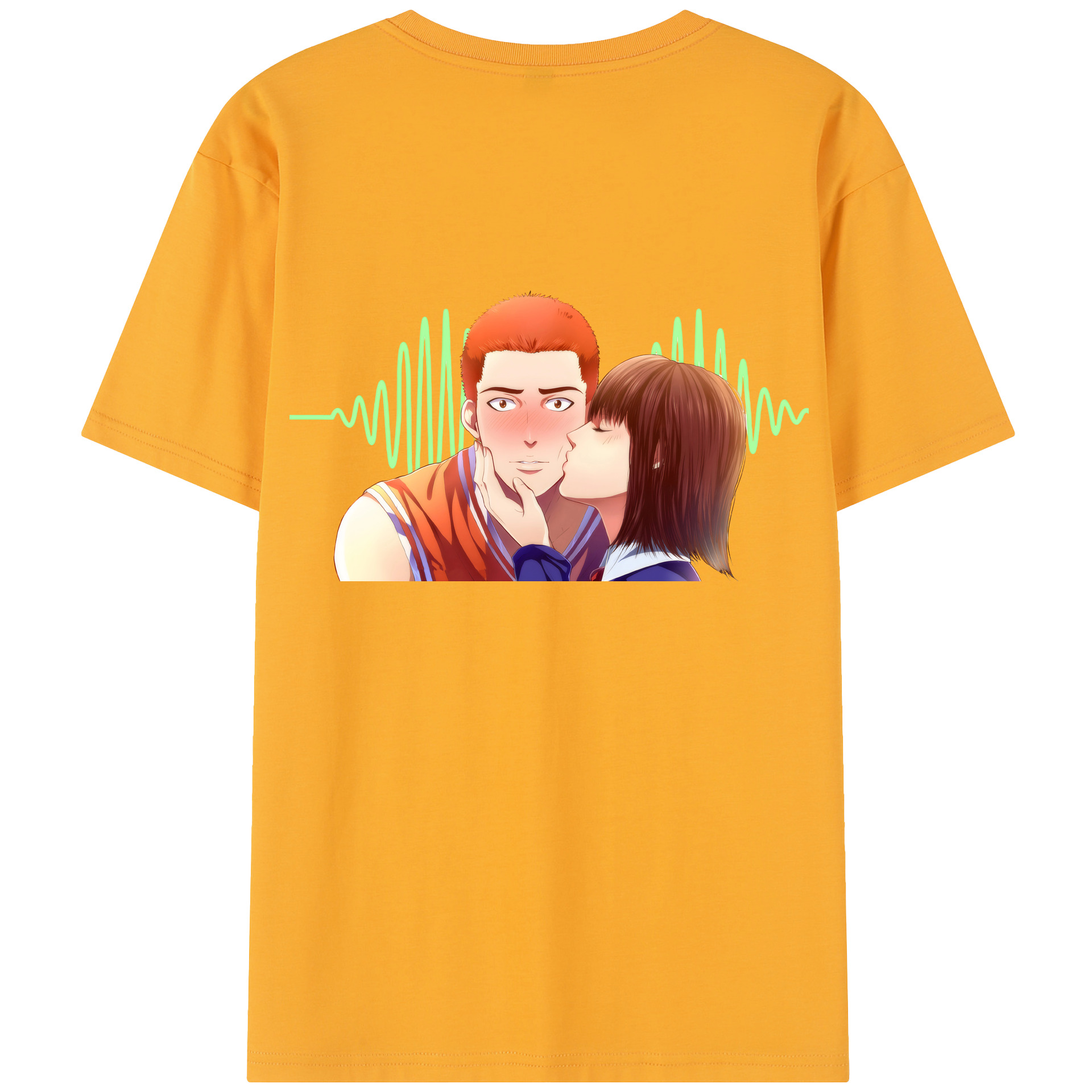 SLAM DUNK／スラムダンク 綿100％半袖Tシャツ（背面プリント）