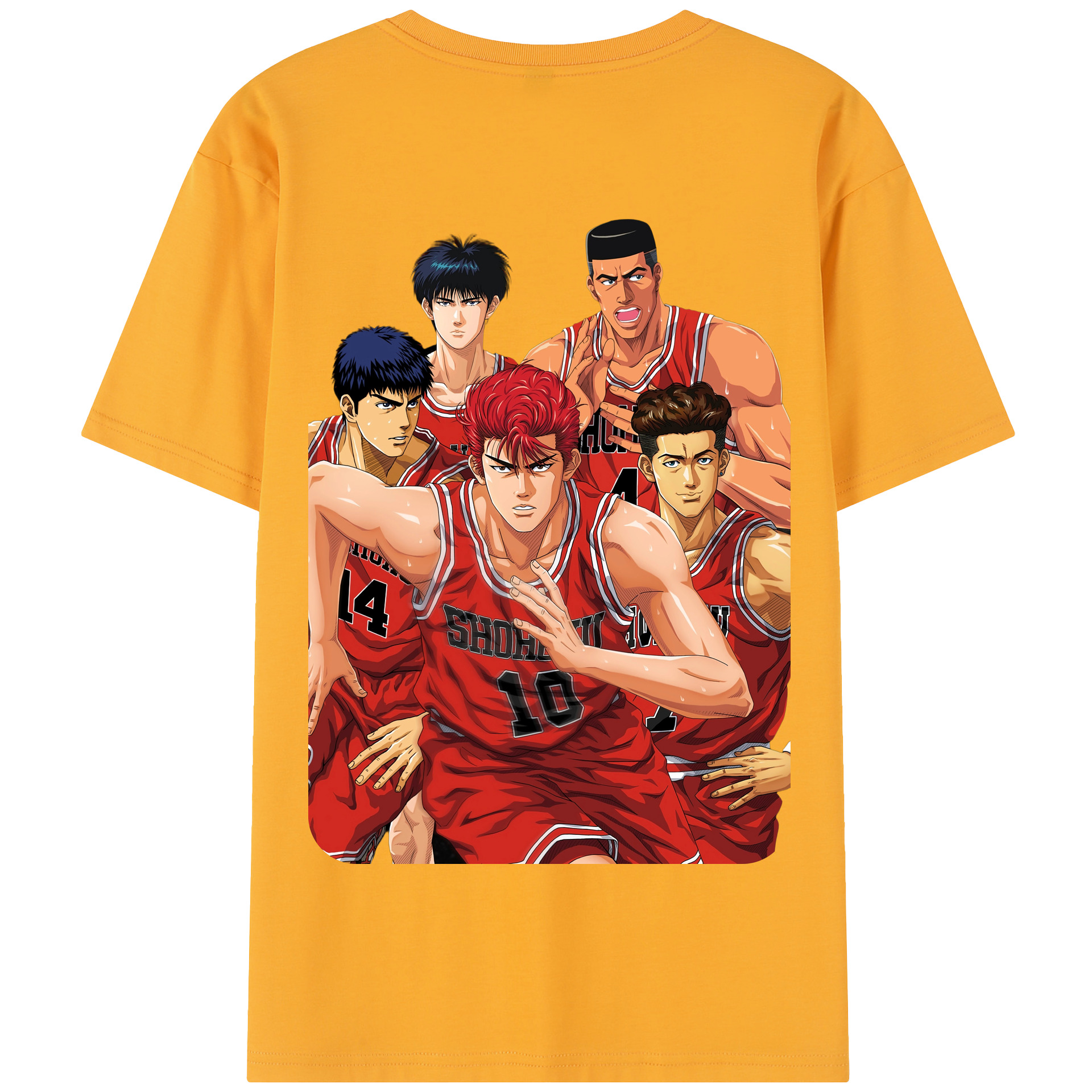 SLAM DUNK／スラムダンク 綿100％半袖Tシャツ（背面プリント）