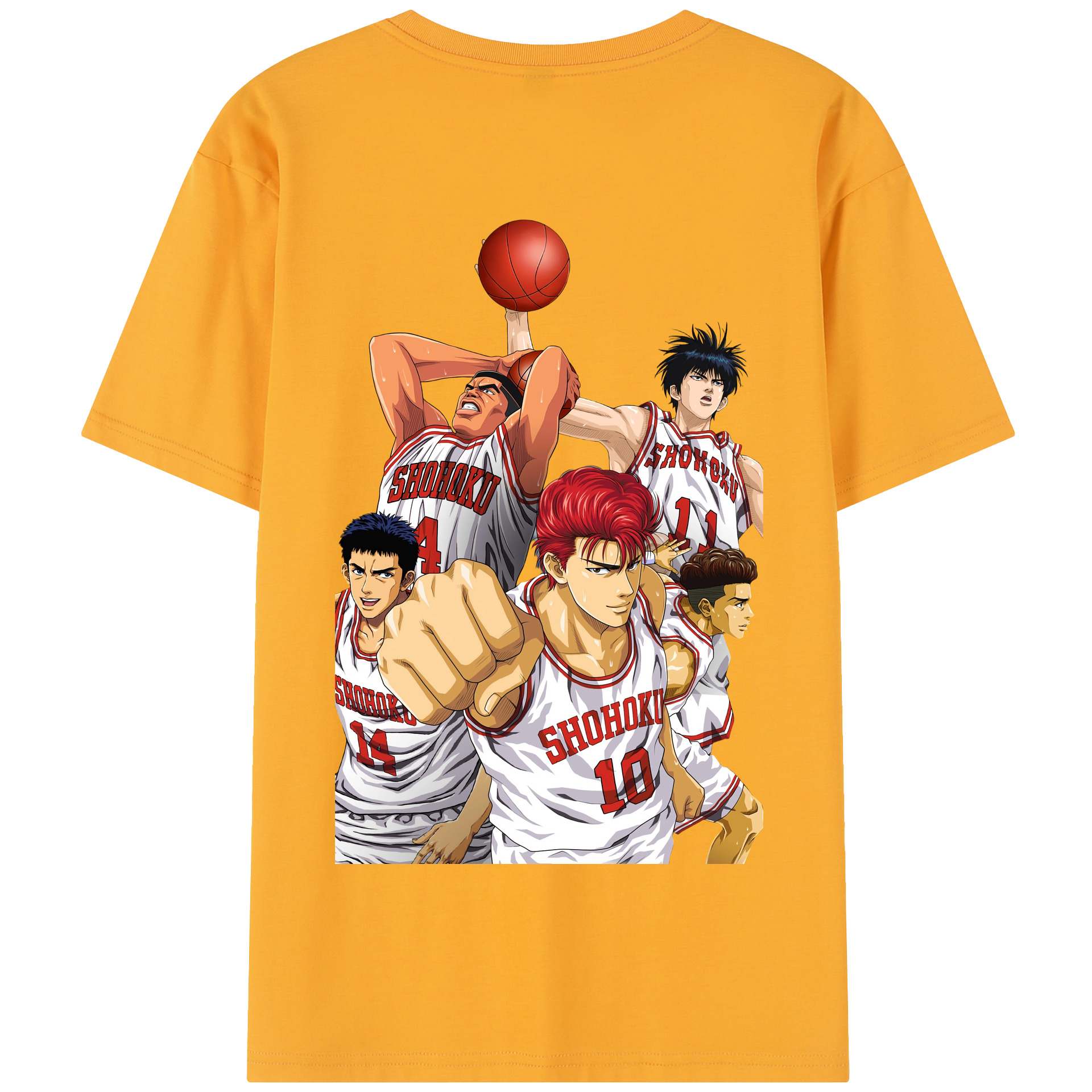 （画像用） SLAM DUNK／スラムダンク 綿100％半袖Tシャツ（背面プリント）