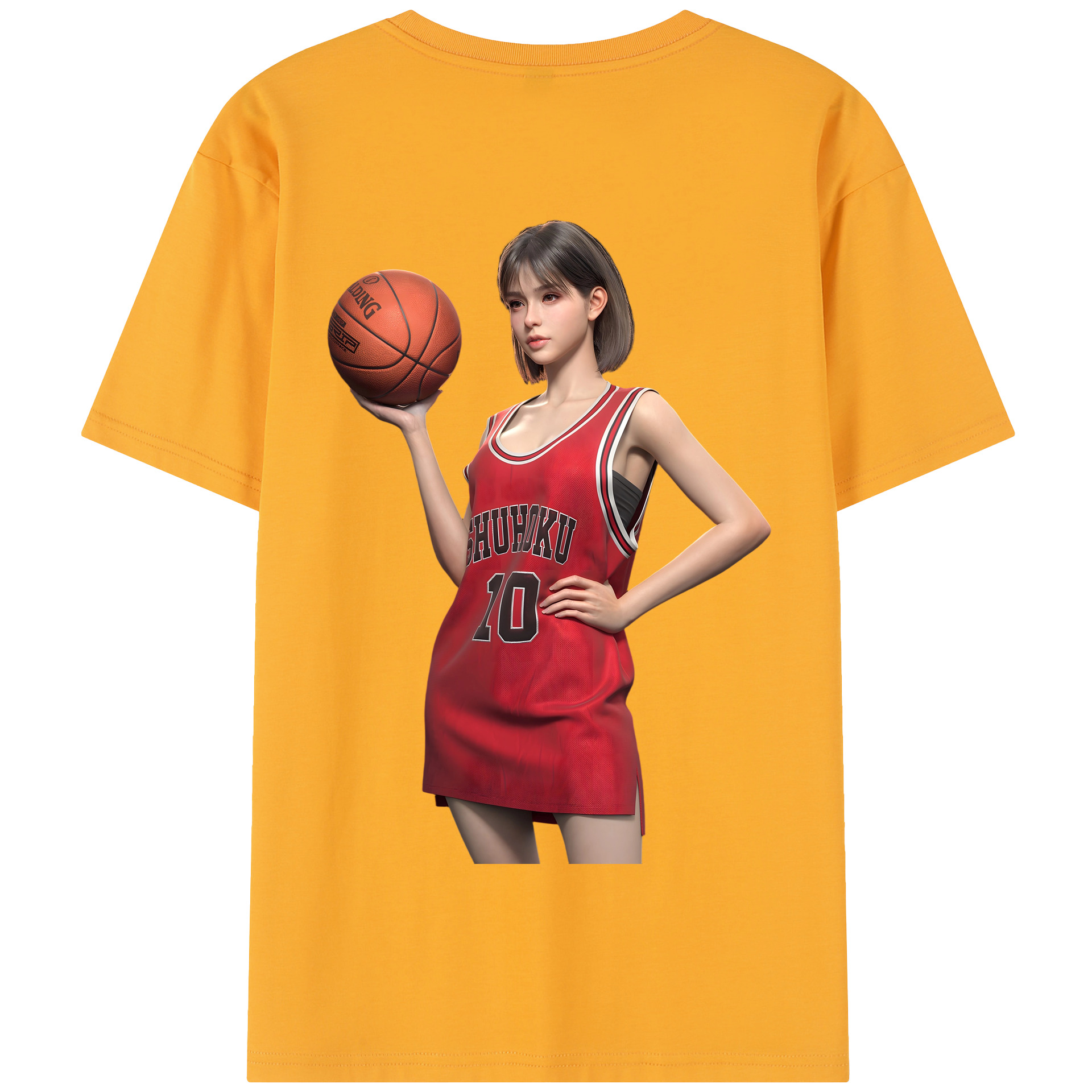 SLAM DUNK／スラムダンク 綿100％半袖Tシャツ（背面プリント）