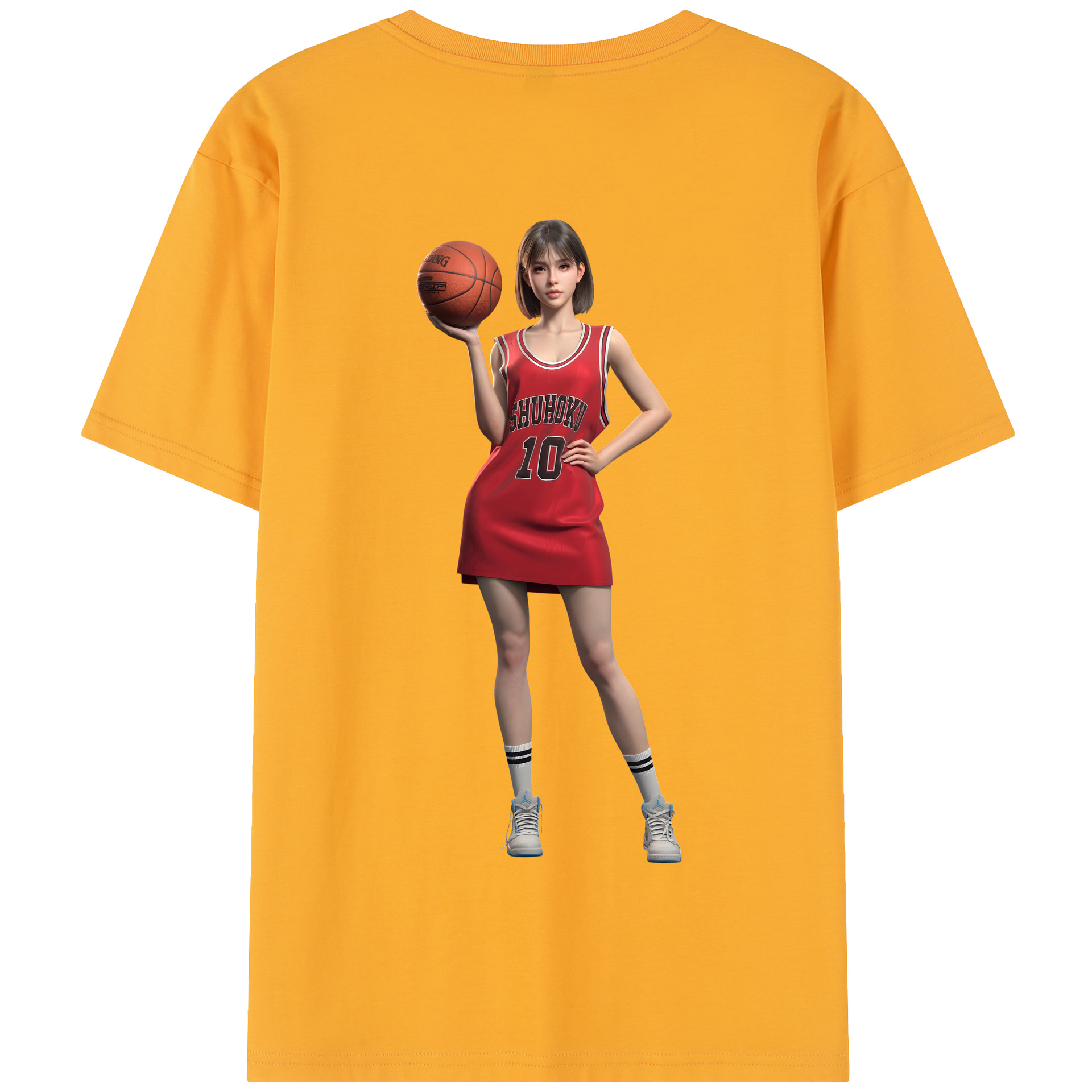 SLAM DUNK／スラムダンク 綿100％半袖Tシャツ（背面プリント）