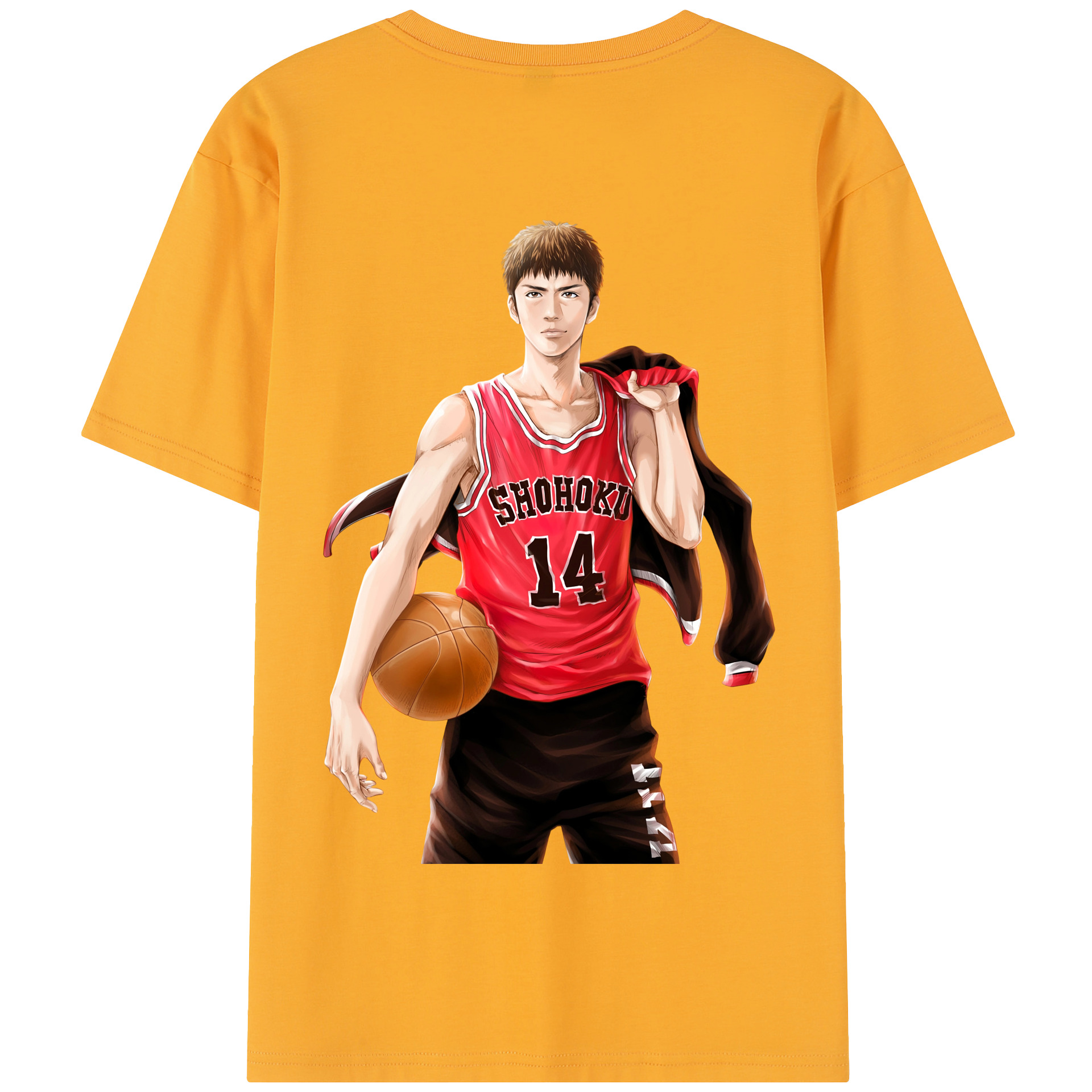 SLAM DUNK／スラムダンク 綿100％半袖Tシャツ（背面プリント）