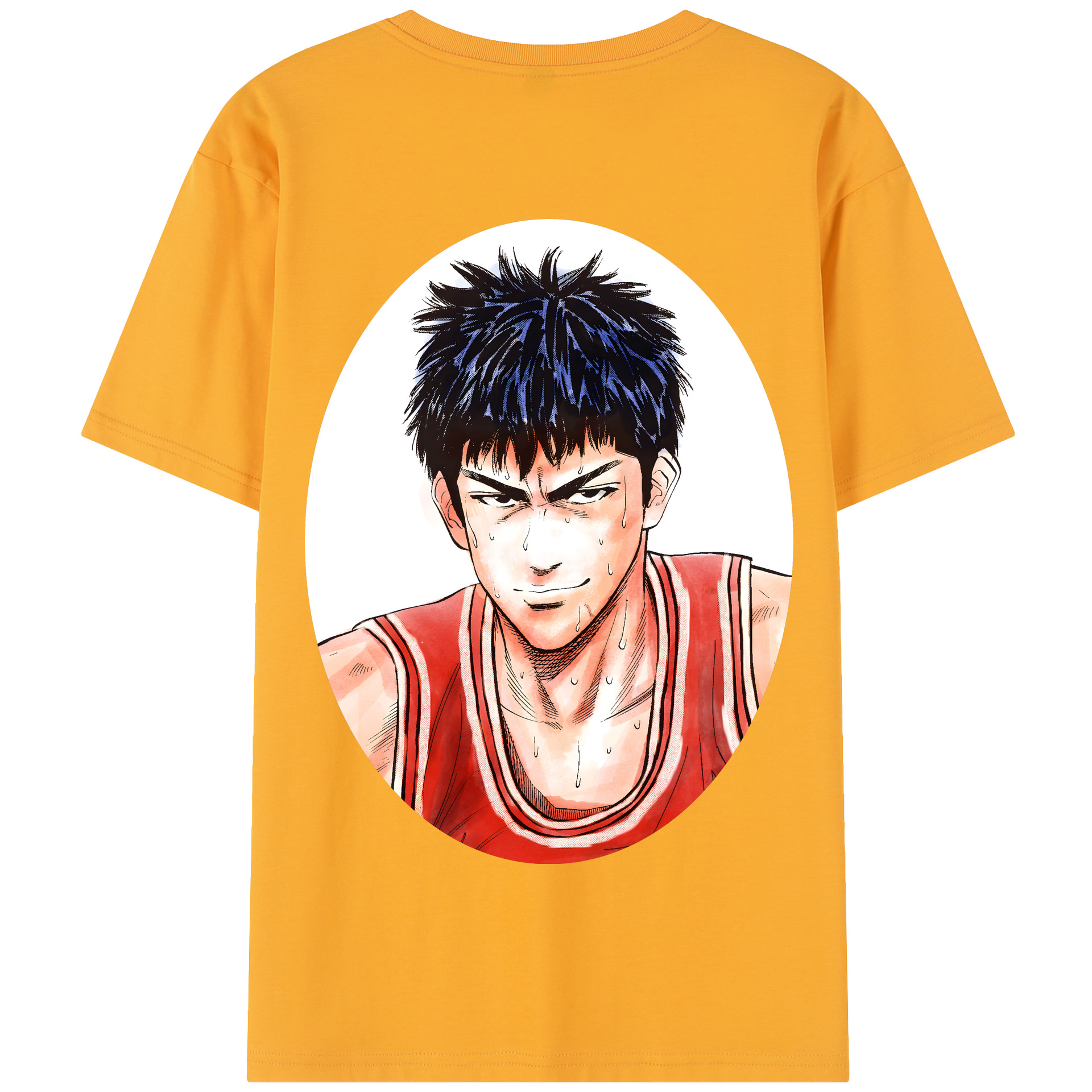 SLAM DUNK／スラムダンク 綿100％半袖Tシャツ（背面プリント）
