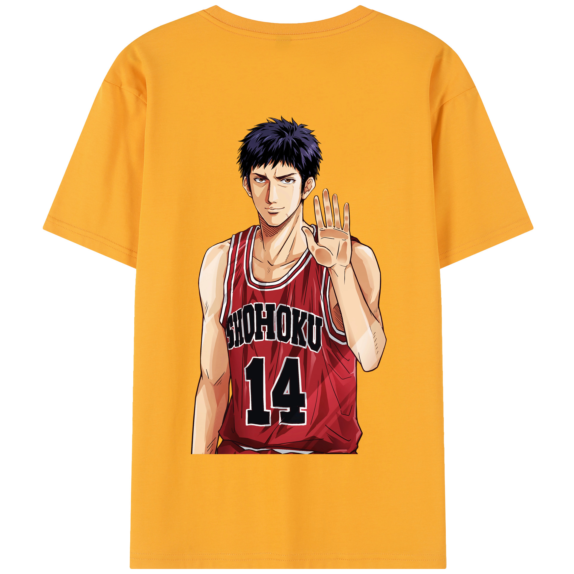 SLAM DUNK／スラムダンク 綿100％半袖Tシャツ（背面プリント）