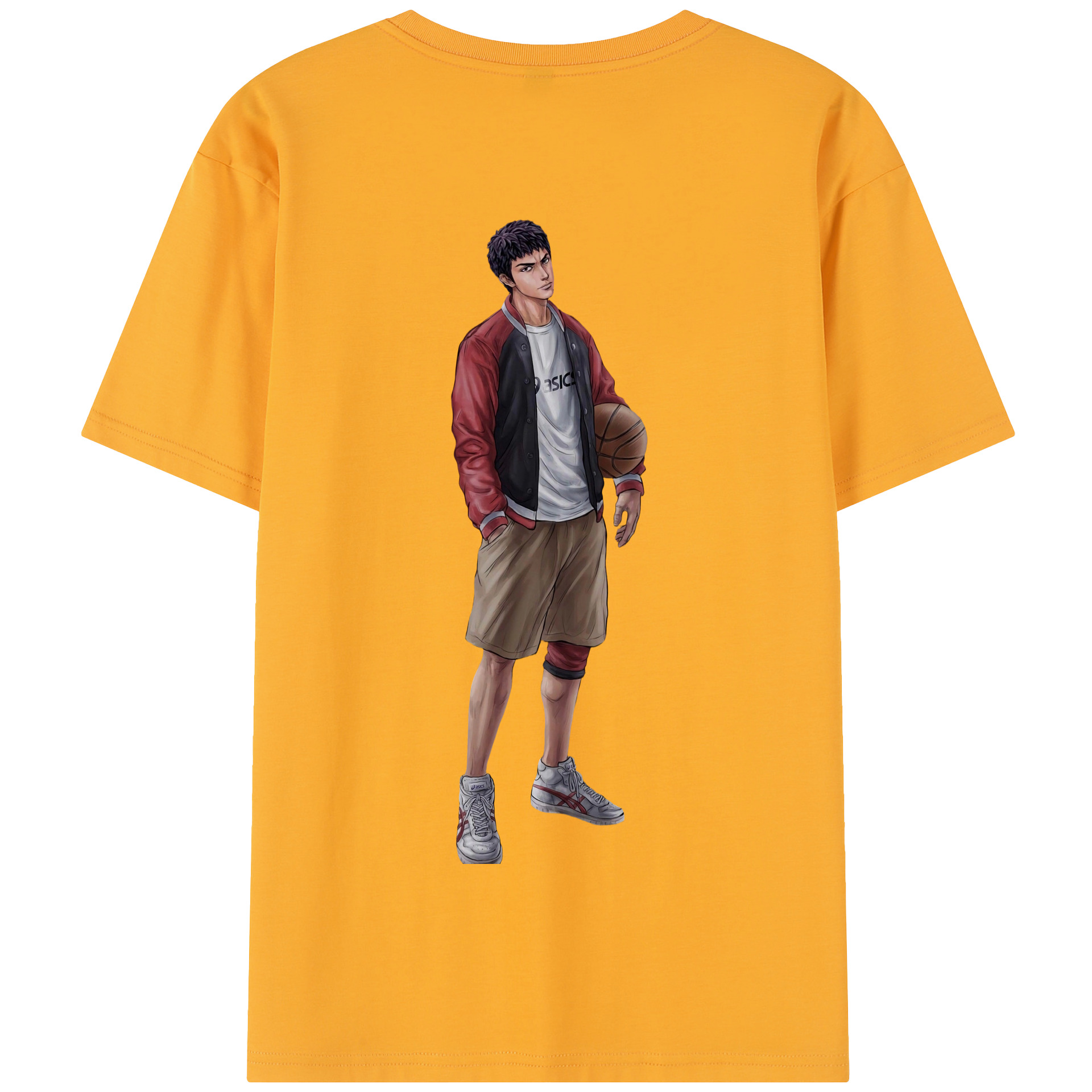 SLAM DUNK／スラムダンク 綿100％半袖Tシャツ（背面プリント）
