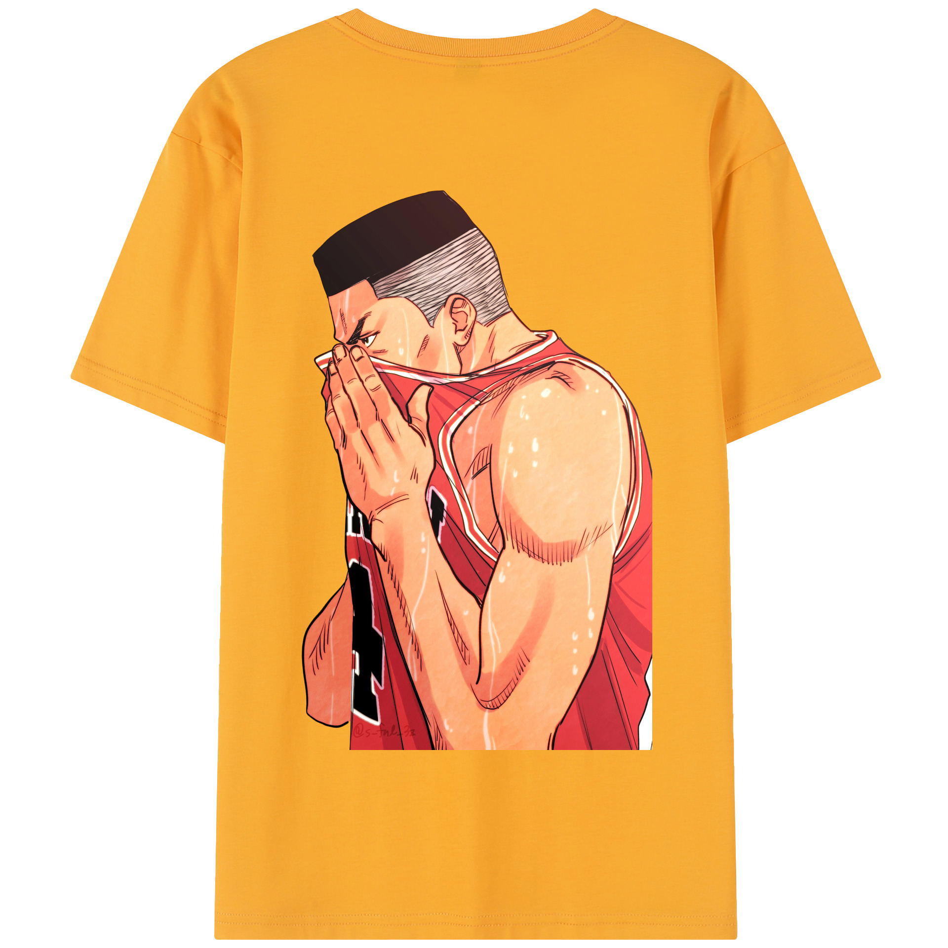 SLAM DUNK／スラムダンク 綿100％半袖Tシャツ（背面プリント）