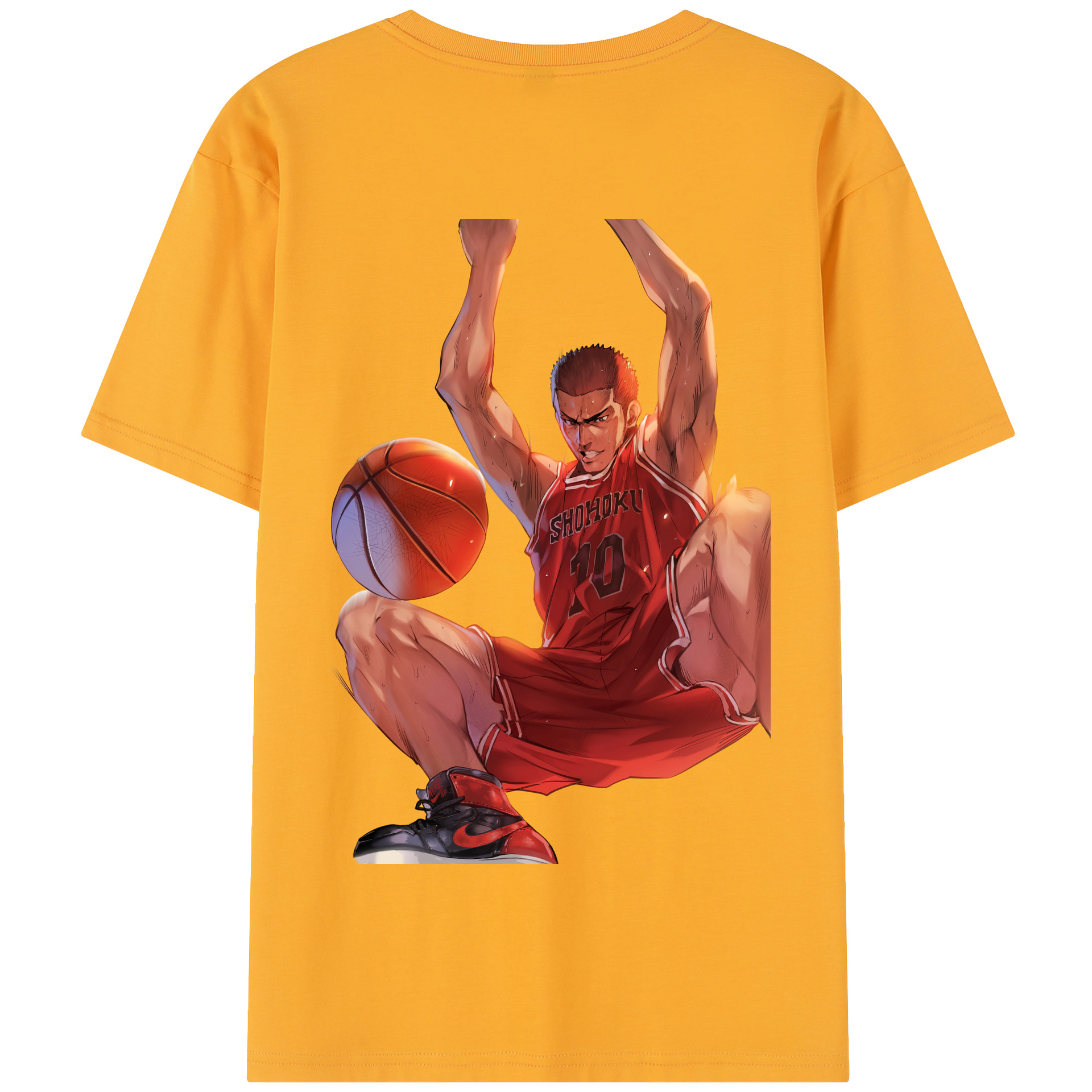 SLAM DUNK／スラムダンク 綿100％半袖Tシャツ（背面プリント）
