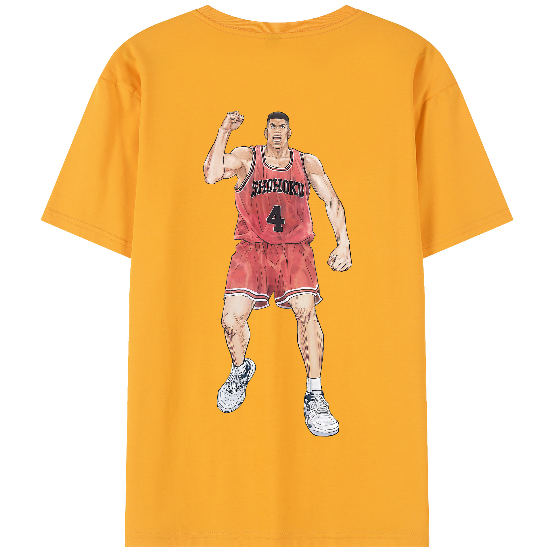 SLAM DUNK／スラムダンク 綿100％半袖Tシャツ（背面プリント）