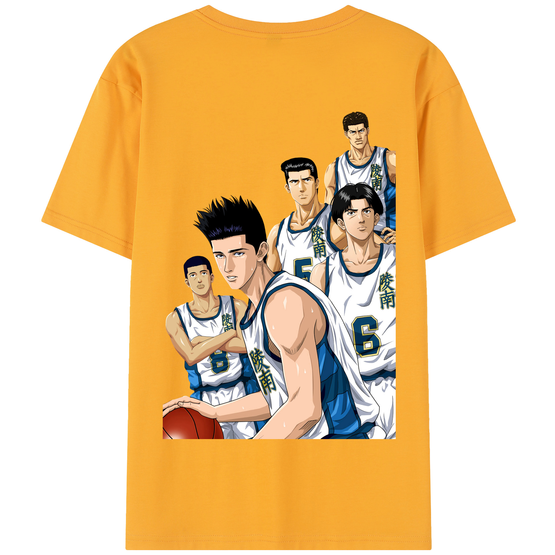 SLAM DUNK／スラムダンク 綿100％半袖Tシャツ（背面プリント）