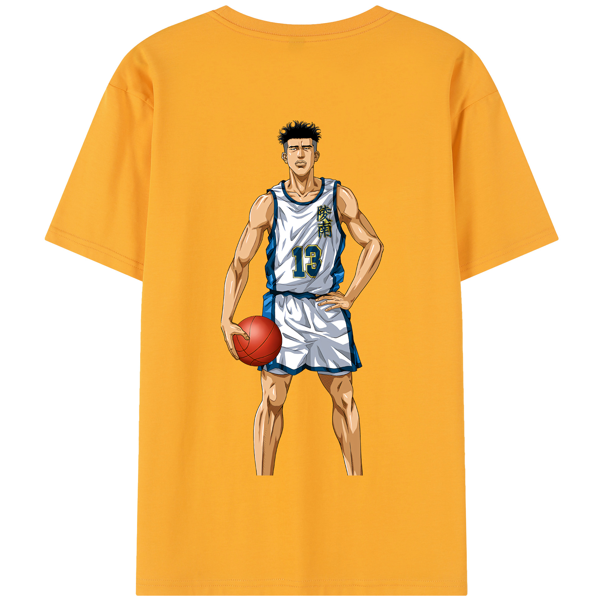 SLAM DUNK／スラムダンク 綿100％半袖Tシャツ（背面プリント）