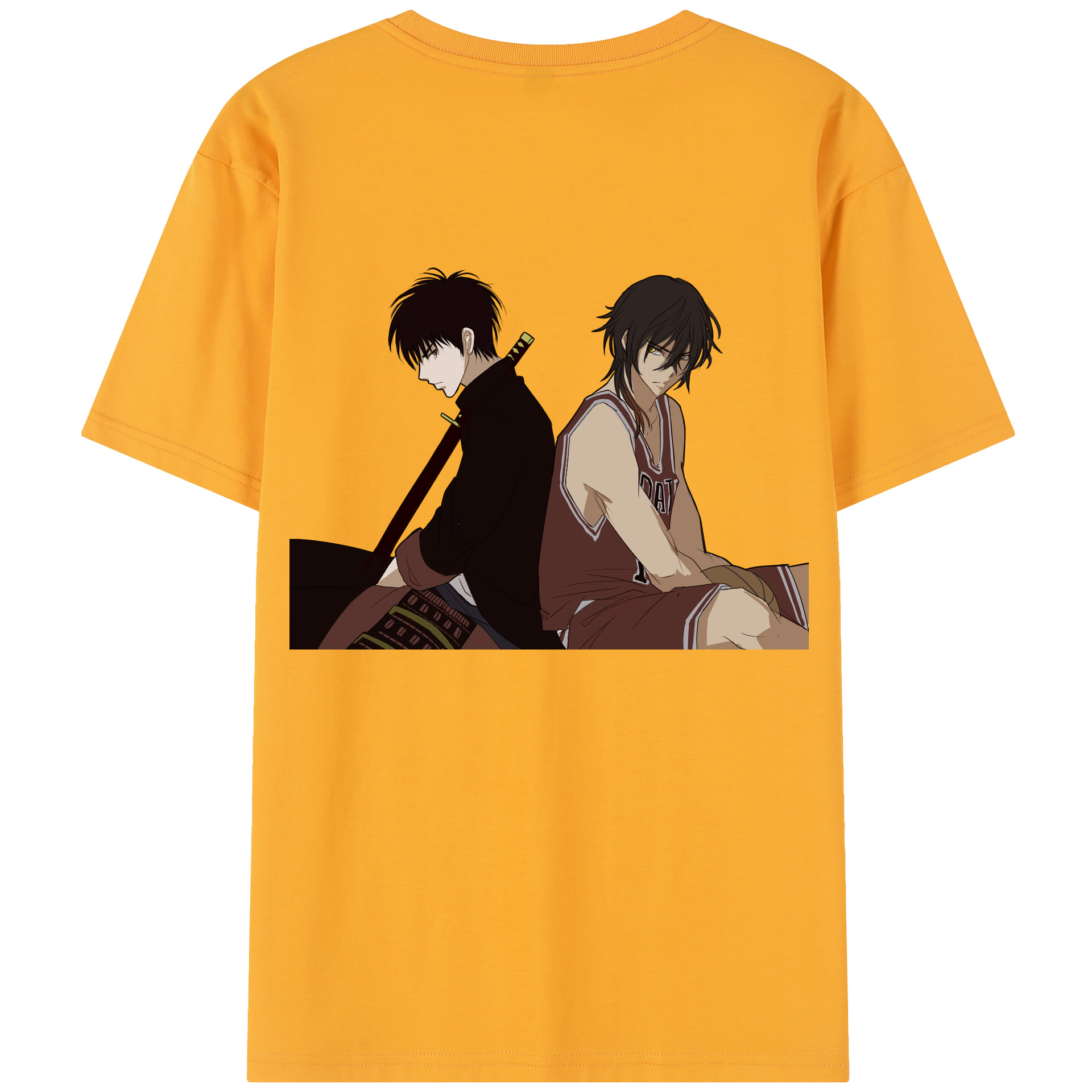SLAM DUNK／スラムダンク 綿100％半袖Tシャツ（背面プリント）