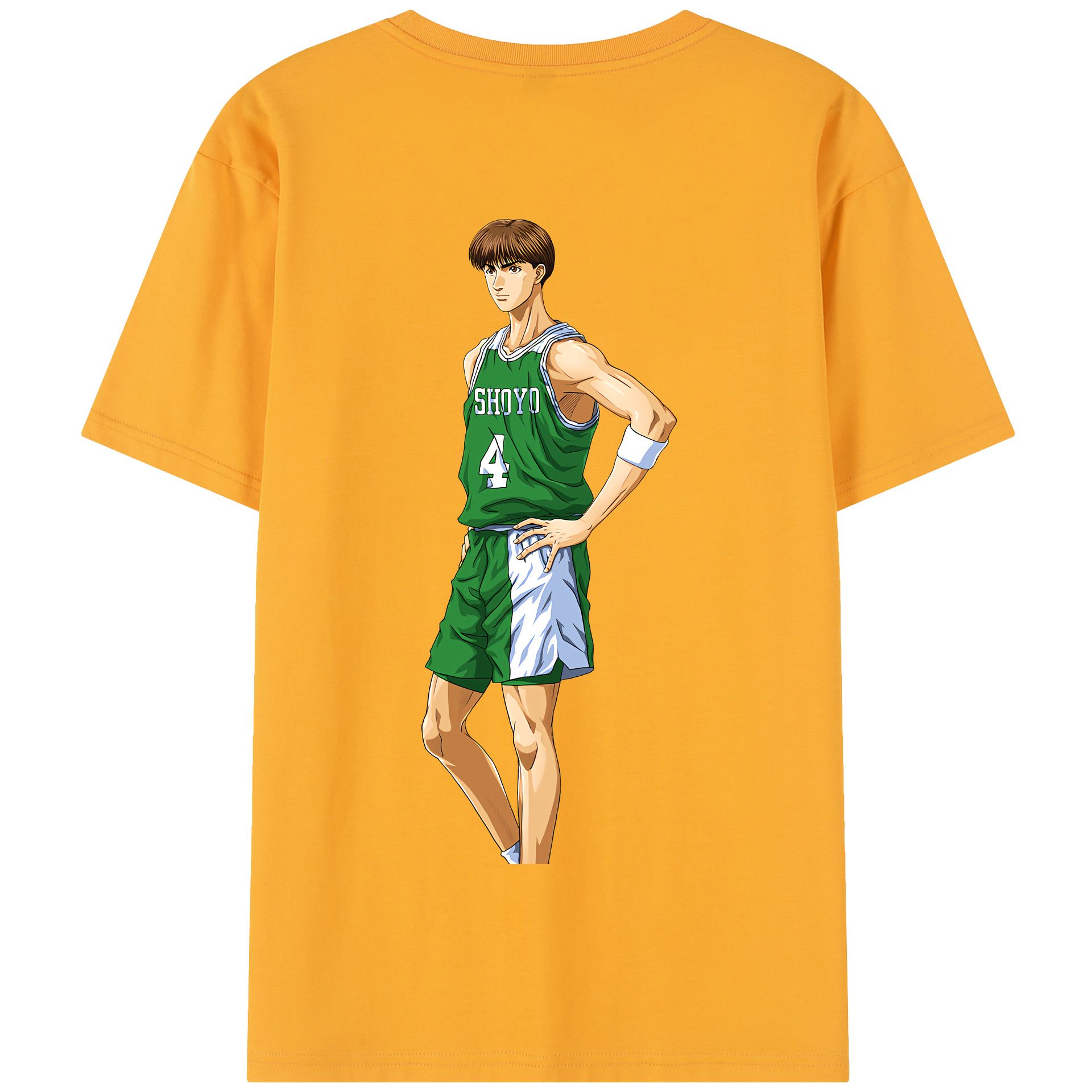 SLAM DUNK／スラムダンク 綿100％半袖Tシャツ（背面プリント）