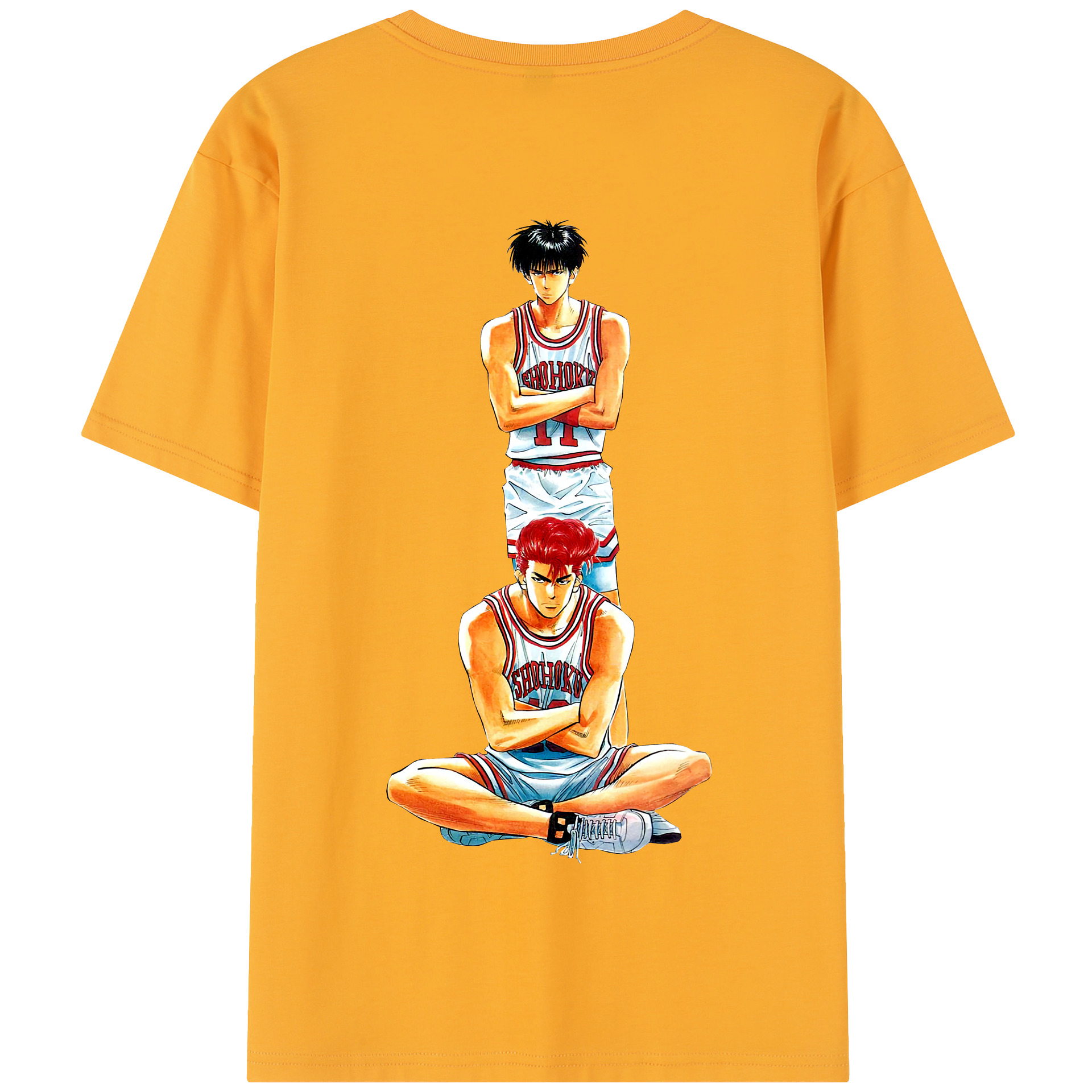SLAM DUNK／スラムダンク 綿100％半袖Tシャツ（背面プリント）