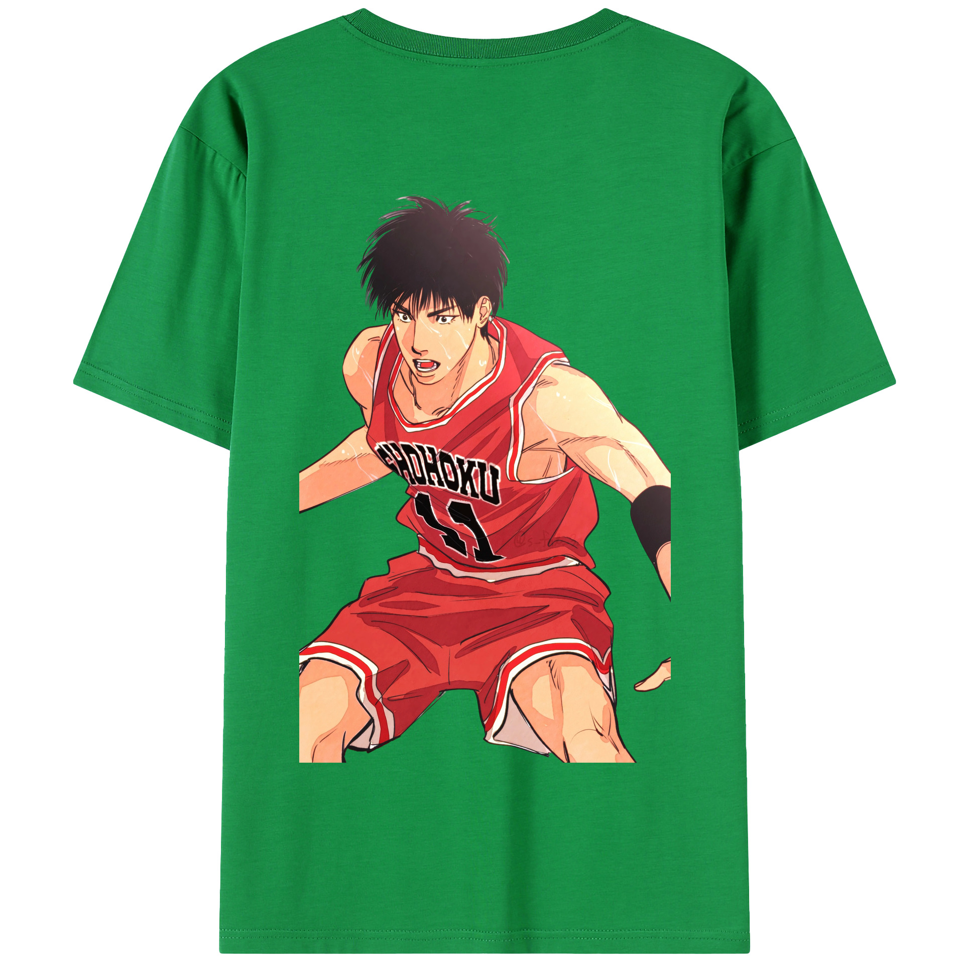 SLAM DUNK／スラムダンク 綿100％半袖Tシャツ（背面プリント）