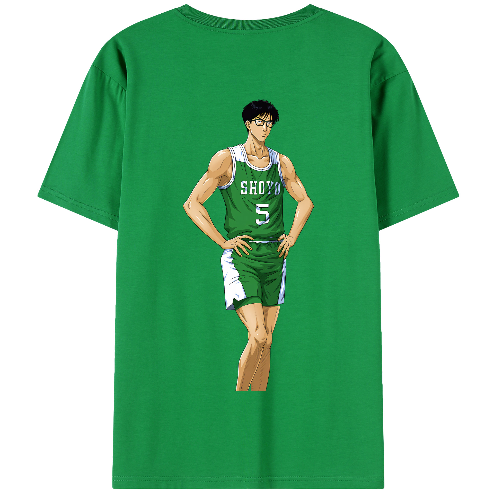 SLAM DUNK／スラムダンク 綿100％半袖Tシャツ（背面プリント）
