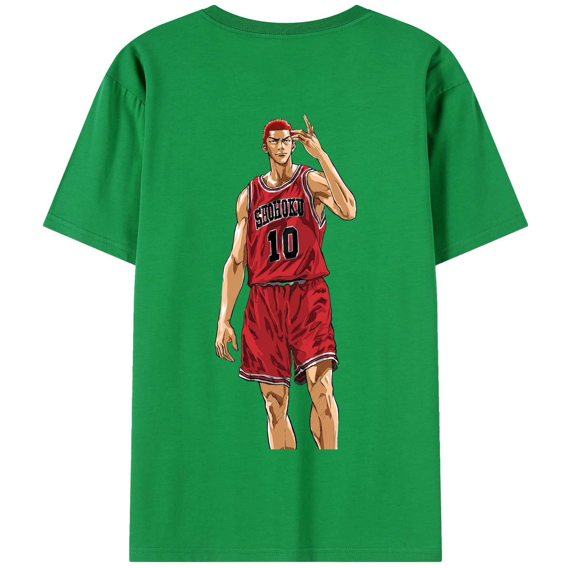 SLAM DUNK／スラムダンク 綿100％半袖Tシャツ（背面プリント）