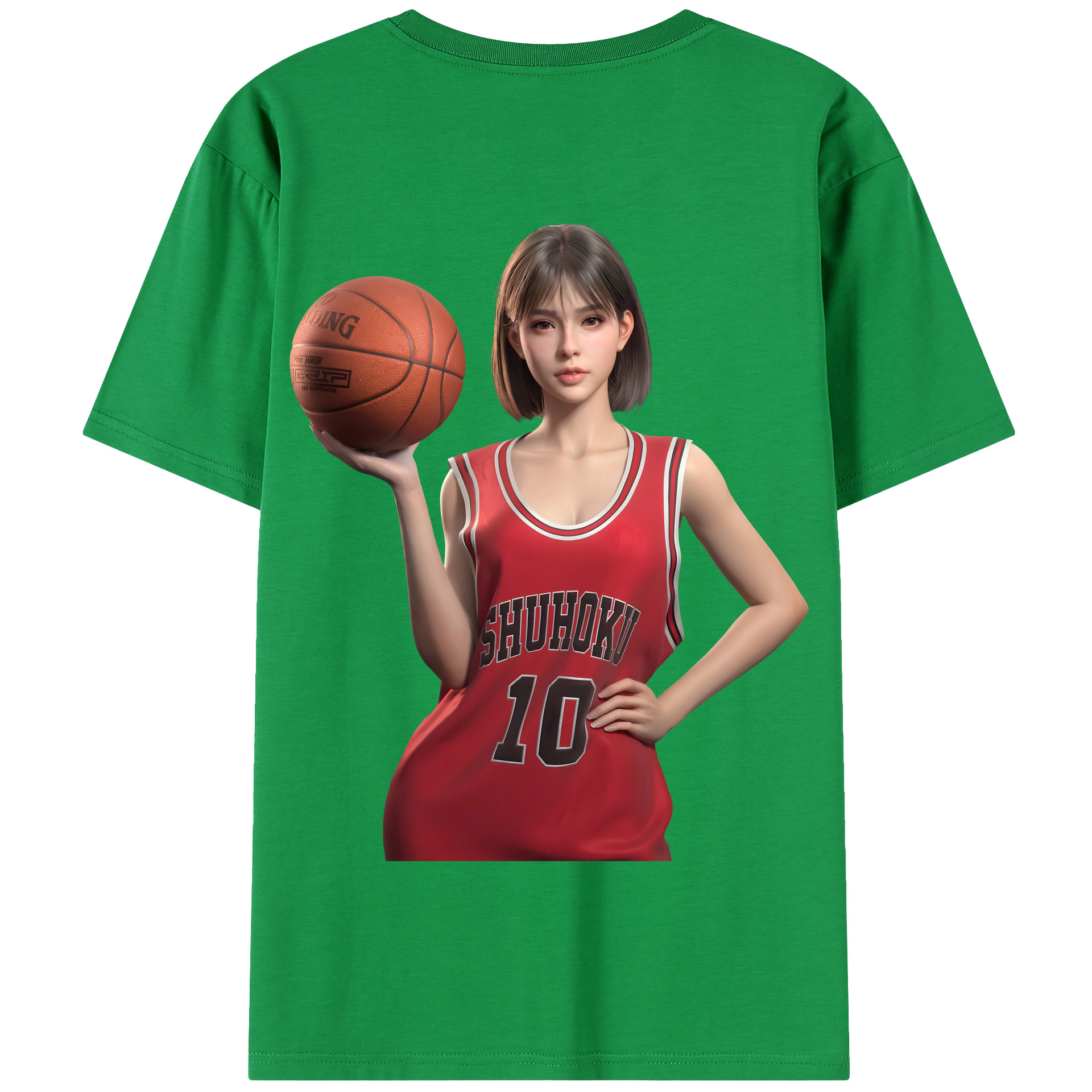 SLAM DUNK／スラムダンク 綿100％半袖Tシャツ（背面プリント）
