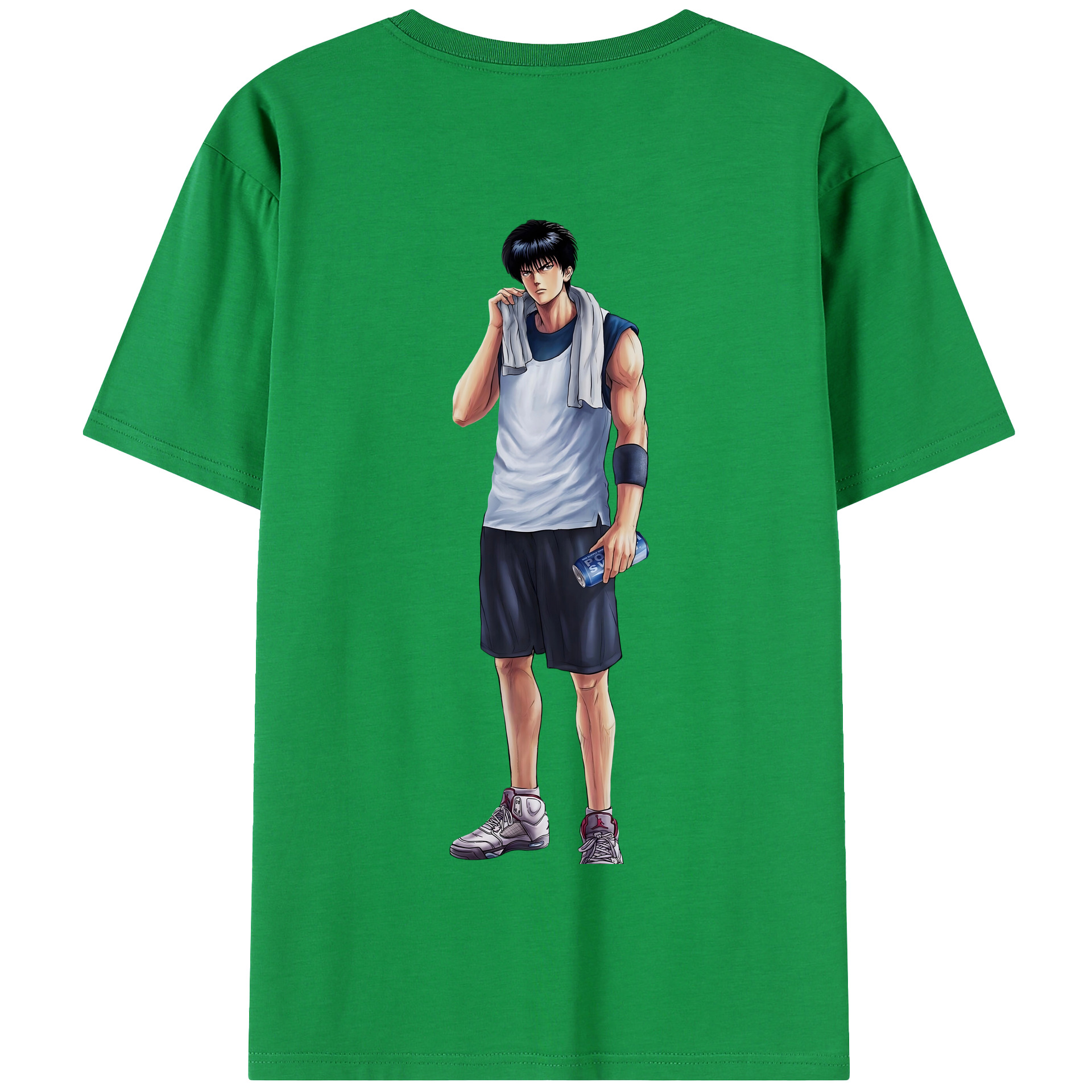 SLAM DUNK／スラムダンク 綿100％半袖Tシャツ（背面プリント）