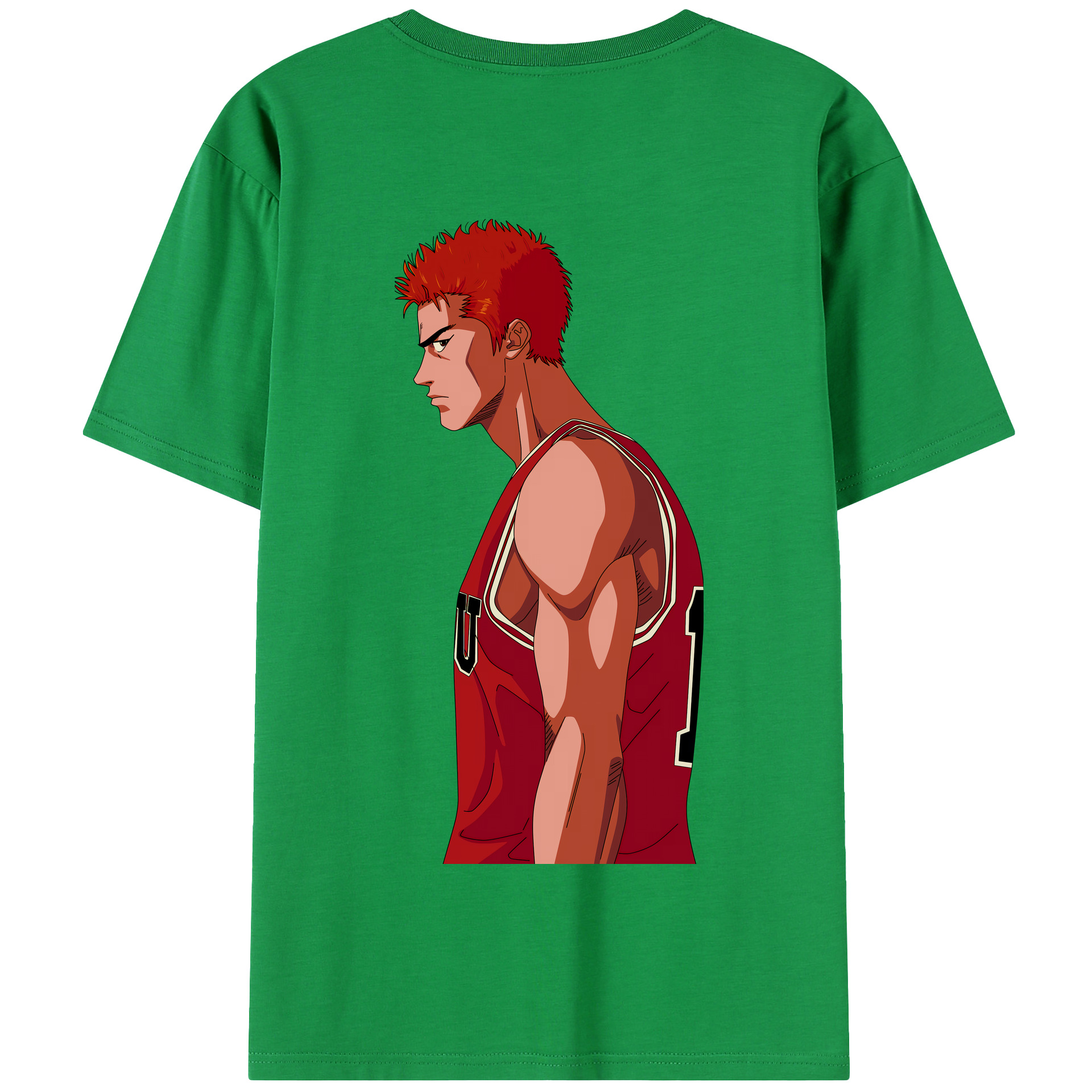 SLAM DUNK／スラムダンク 綿100％半袖Tシャツ（背面プリント）